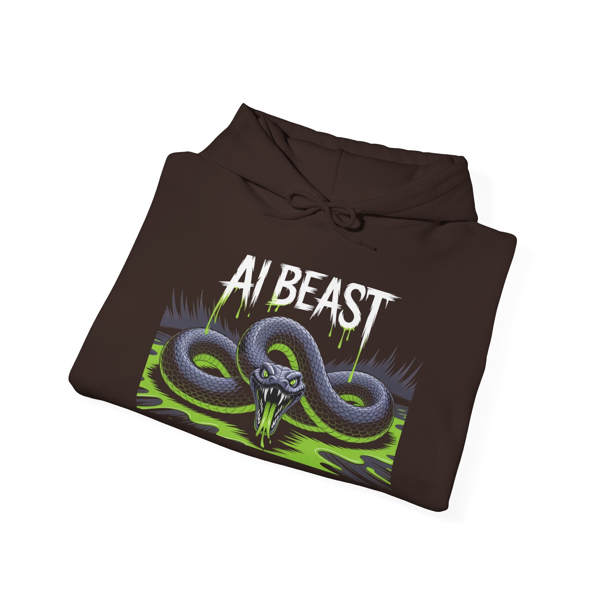 AI BEAST "Digital Venom" Unisex Heavy Blend™ Crewnwck Hoodie