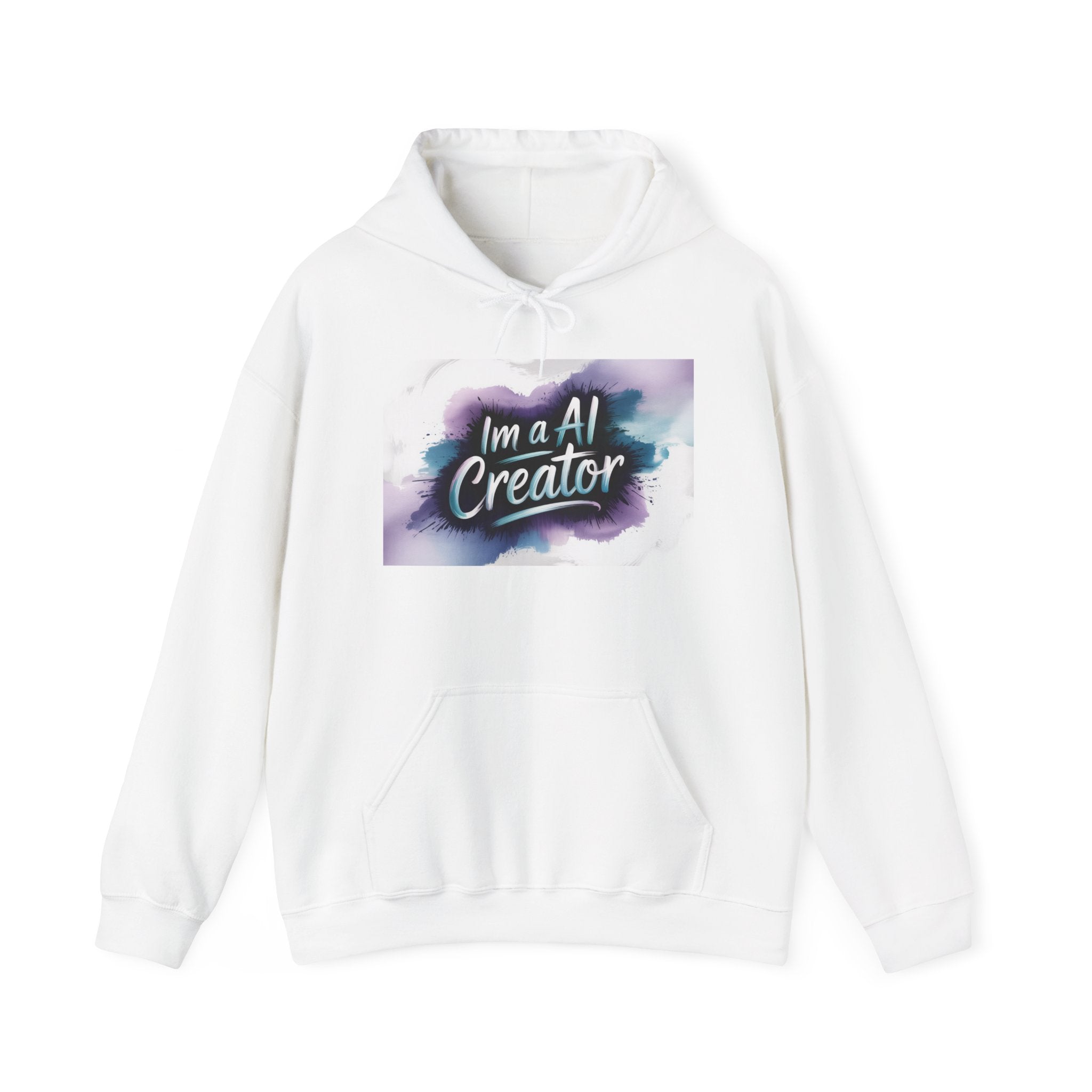 I’m a AI Creator “DIGITAL BRUSHSTROKE” Unisex Heavy Blend™ Hooded Sweatshirt