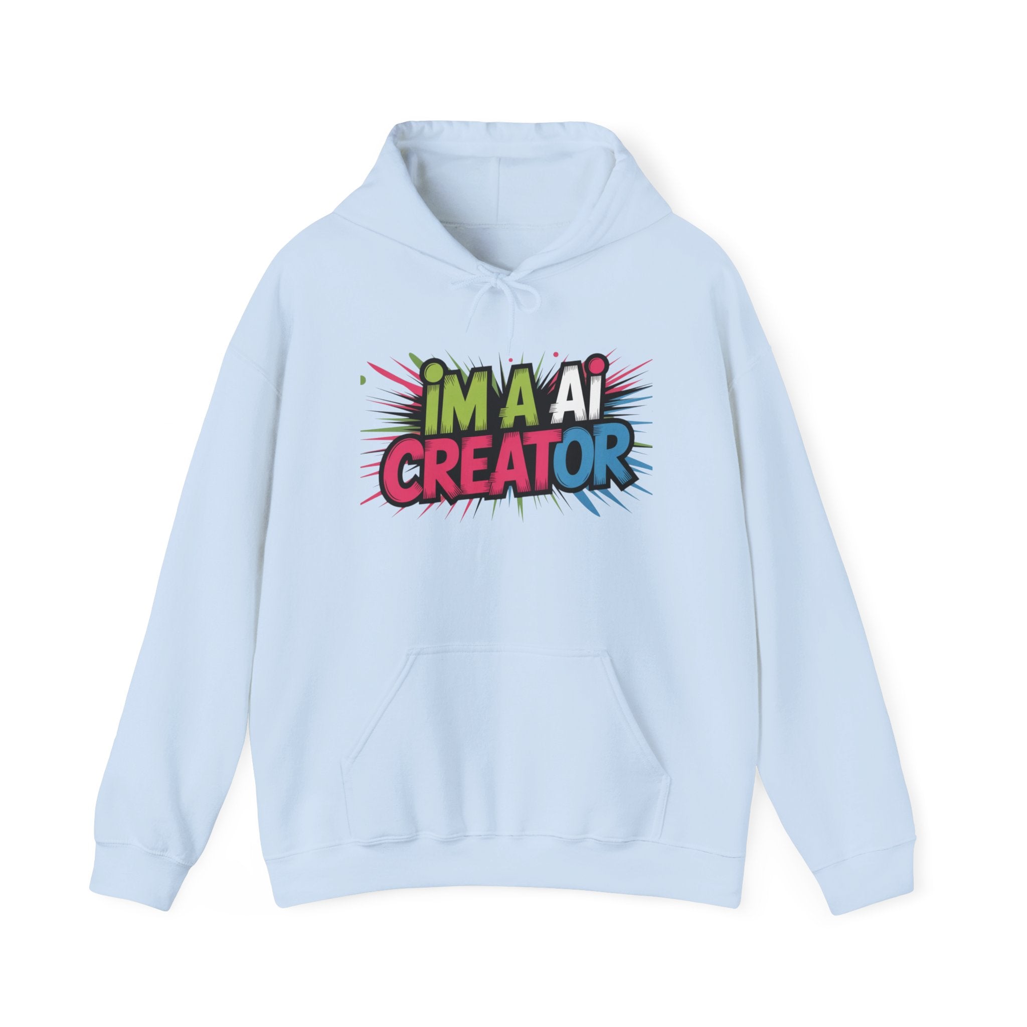 AI Creator  "Code Splash" Unisex Heavy Blend™ Hooded Sweatshirt