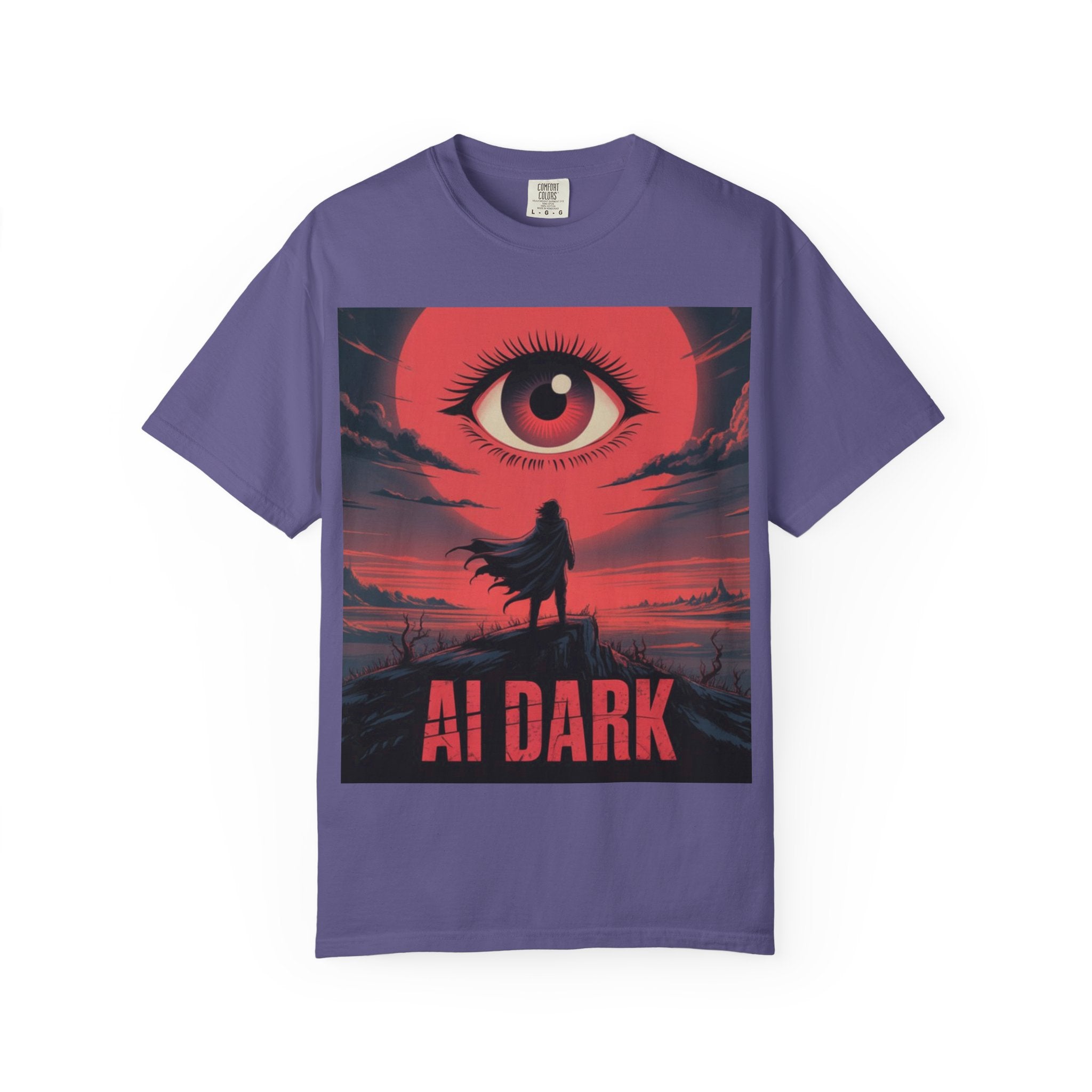 AI DARK “Shadow Protocol” Unisex Garment-Dyed T-shirt