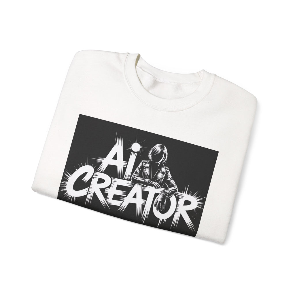 AI Creator  "Digital Rebel" Unisex Heavy Blend™ Crewneck Sweatshirt