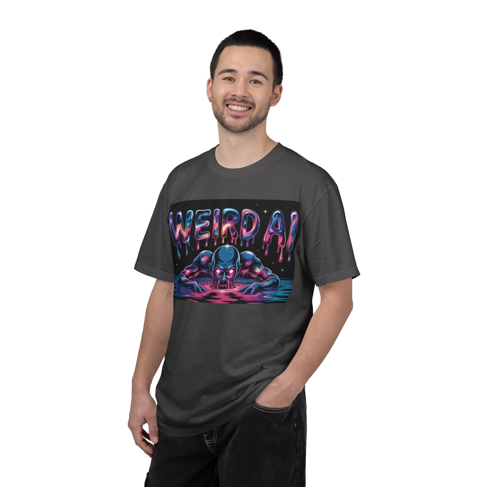 WEIRD AI  " Meltdown Matrix "  Unisex Heavy Blend™ T-Shirt