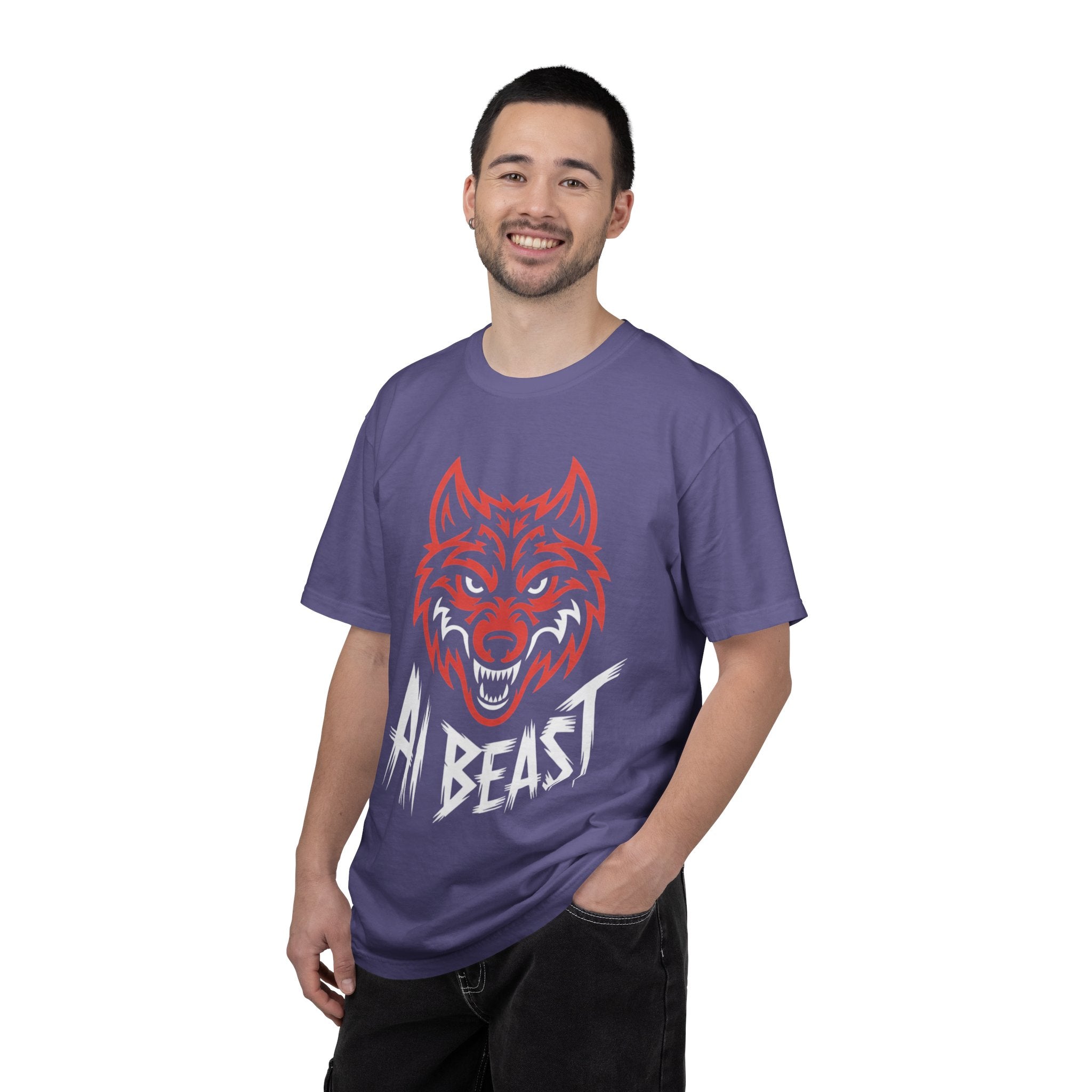 AI BEAST " Alpha Mode "  Unisex Garment-Dyed T-shirt
