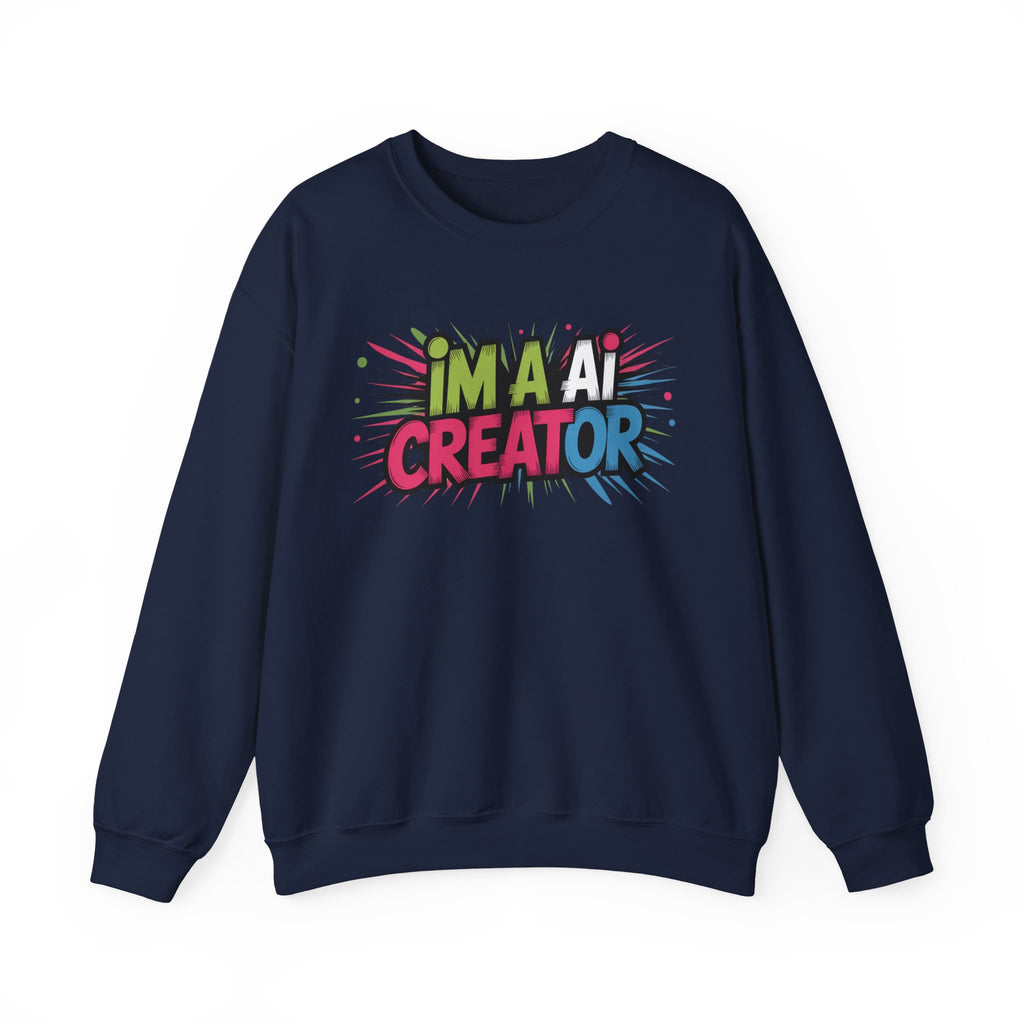 AI Creator  "Code Splash" Unisex Heavy Blend™ Crewneck Sweatshirt