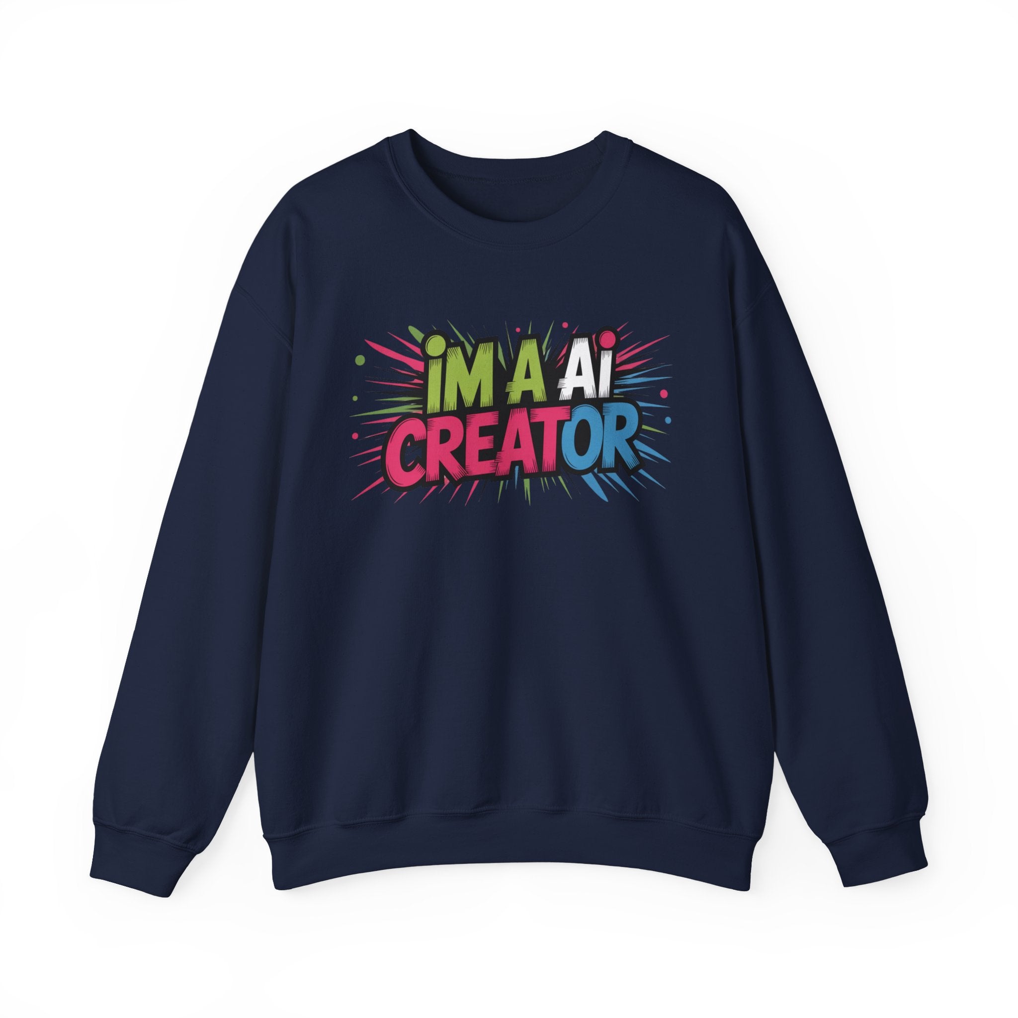 AI Creator  "Code Splash" Unisex Heavy Blend™ Crewneck Sweatshirt