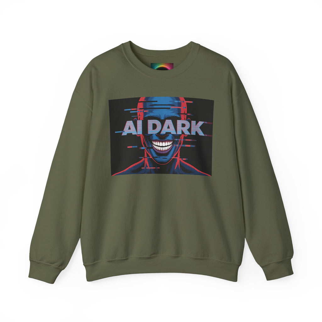 AI DARK  " Deepcore Distortion "  unisex Heavy Blend™ Crewneck Sweatshirt