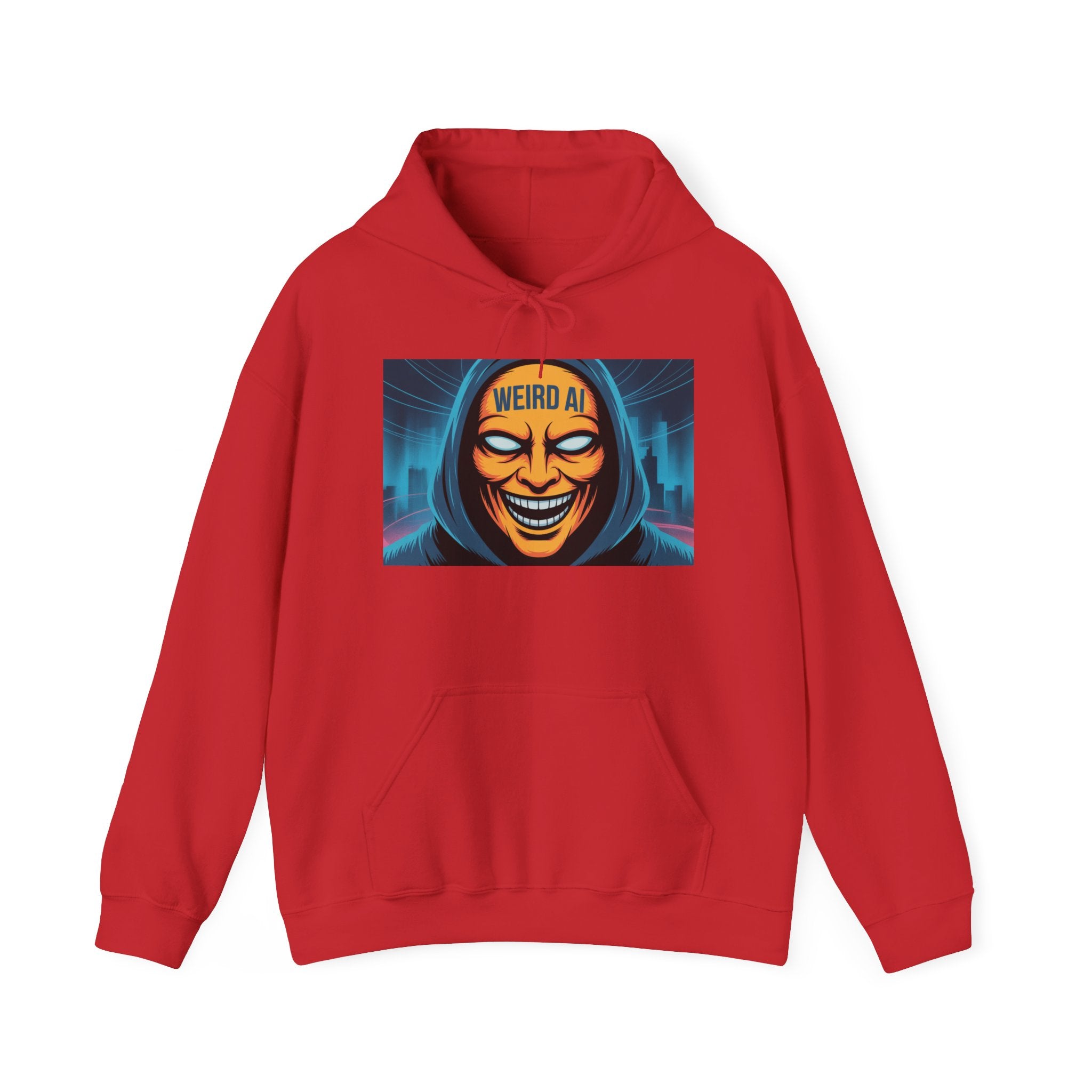 Weird AI "Masked Mode" Unisex Heavy Blend™ Hooded Sweatshirt