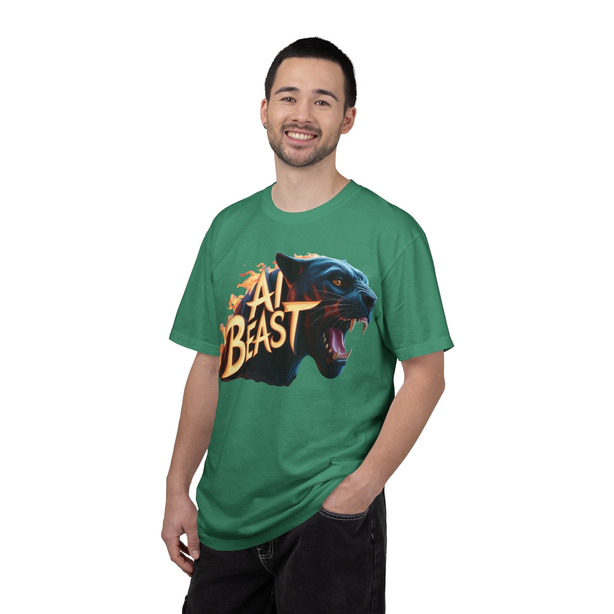AI BEAST  "Wildfire Algorithm"  Unisex Garment-Dyed T-shirt
