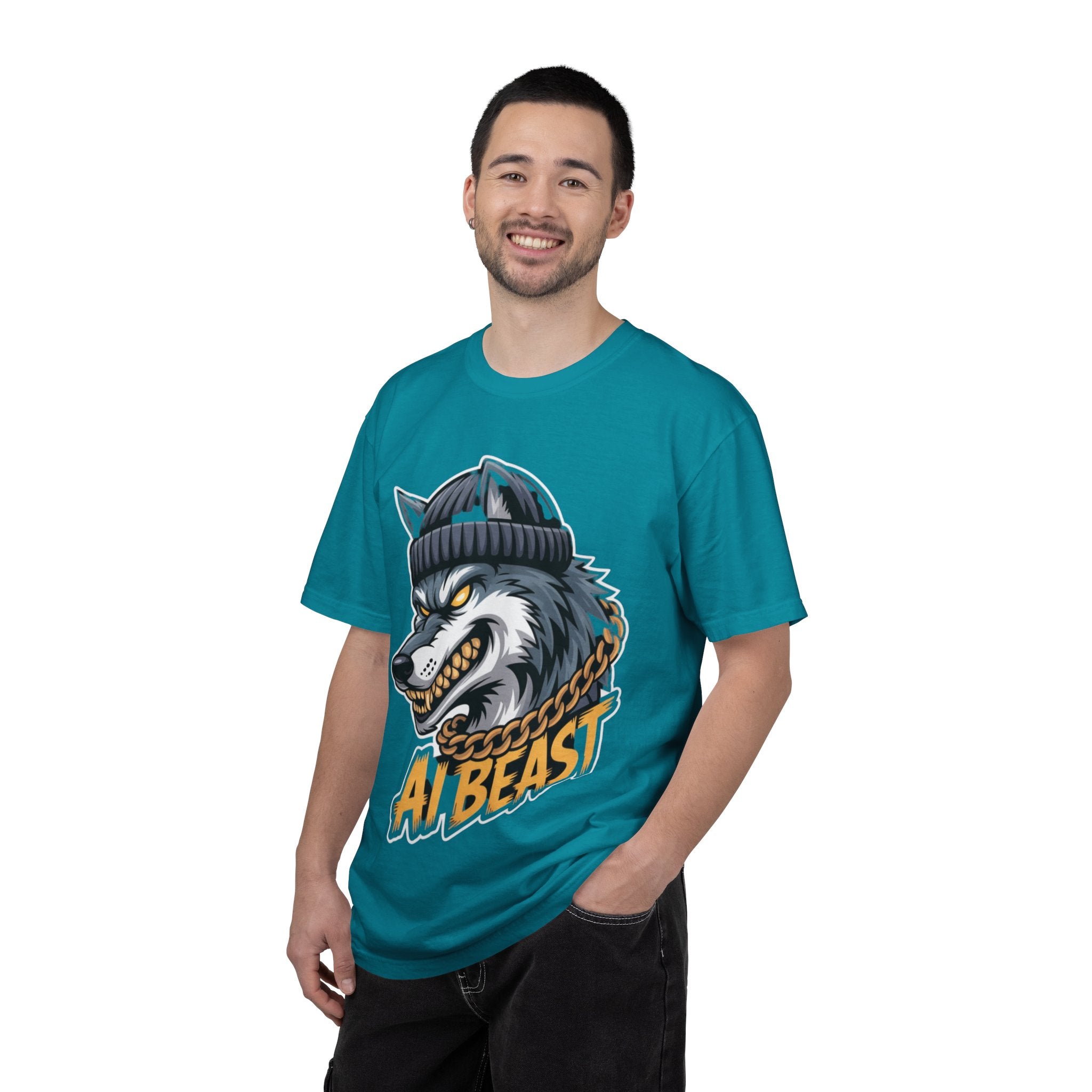AI BEAST  "Wolf Byte Syndicate " Unisex Garment-Dyed T-shirt