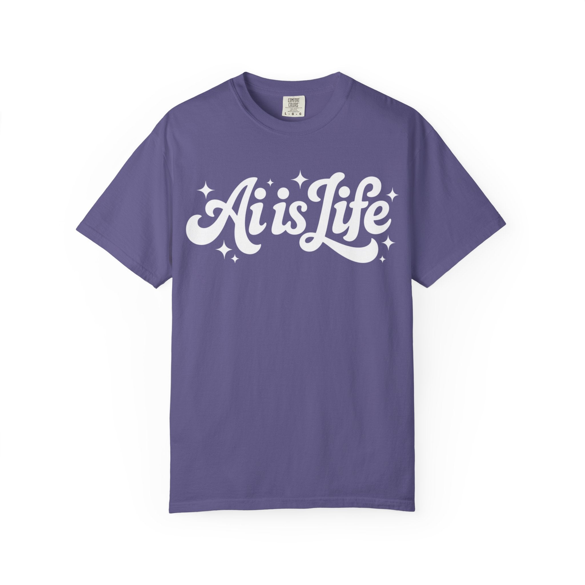 Ai is Life  "TechFlow Energy" Unisex Garment-Dyed T-shirt