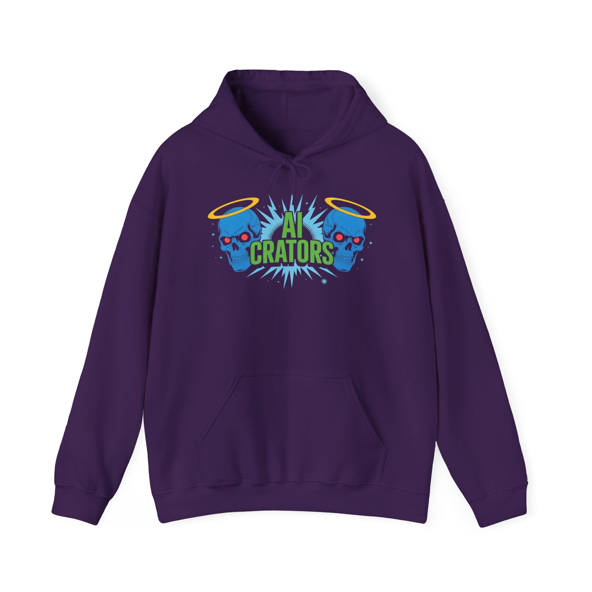 AI CREATORS "HALO LOGIC SKULLS" Unisex Heavy Blend™ Hoodie