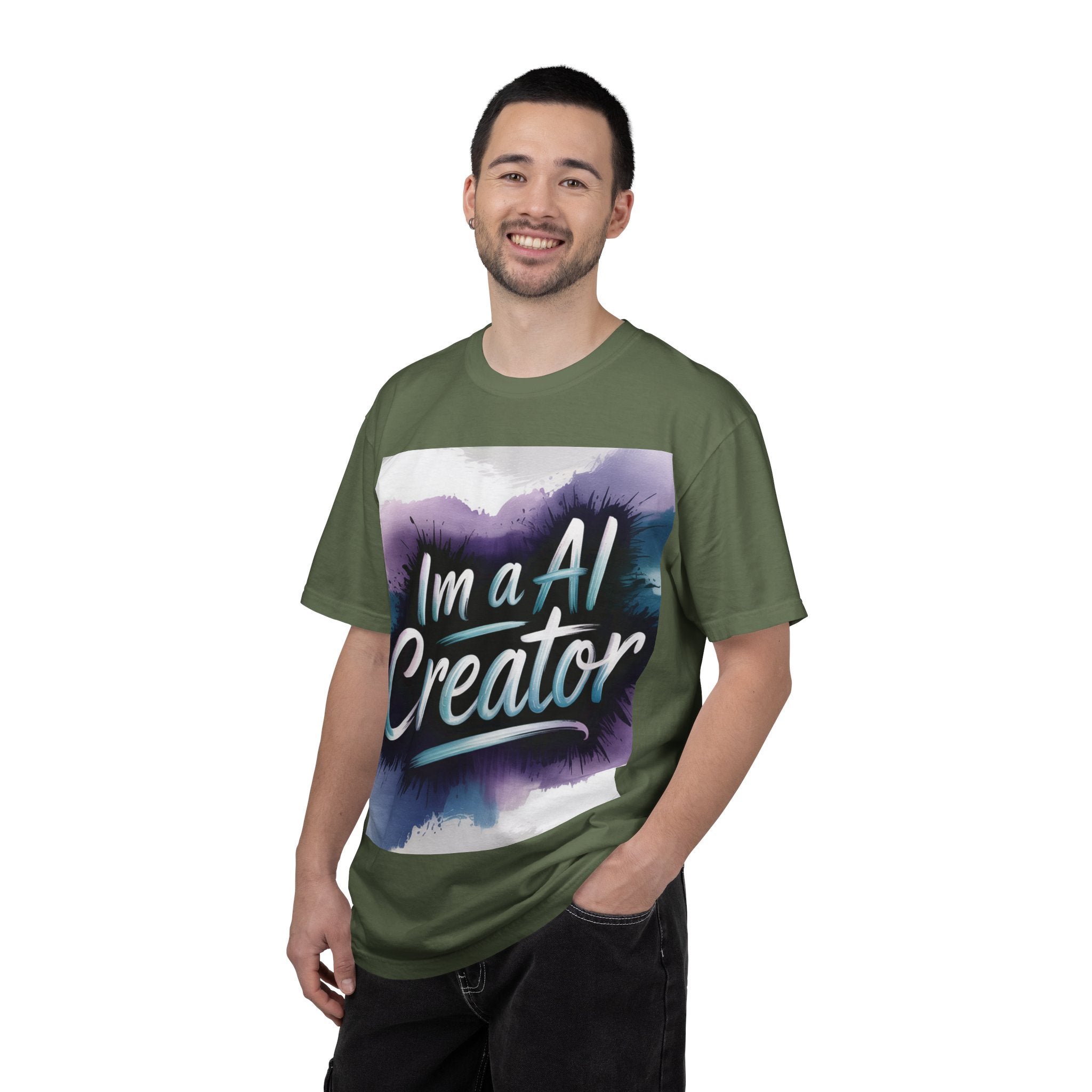 I’m a AI Creator “DIGITAL BRUSHSTROKE” Unisex Garment-Dyed T-shirt -