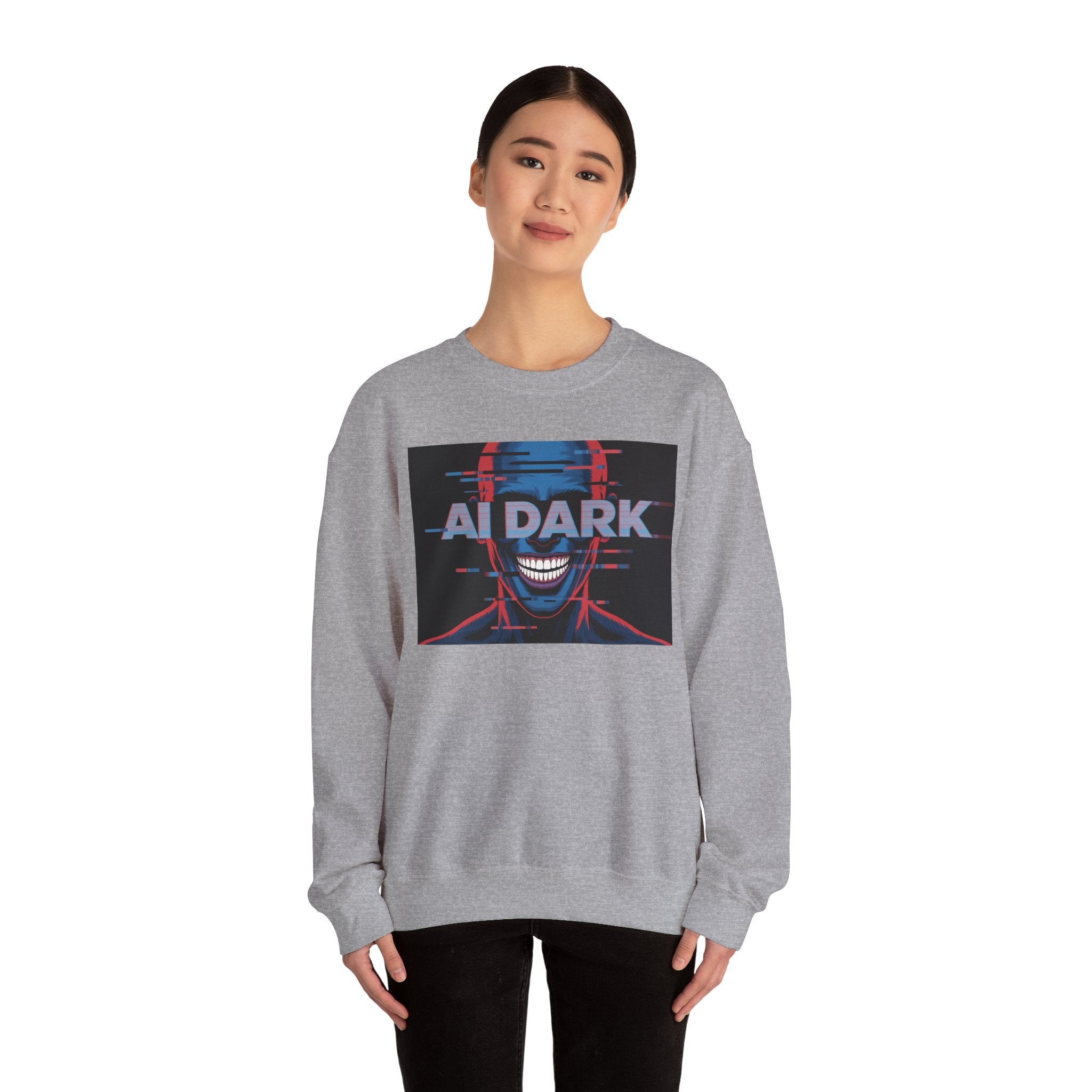 AI DARK  " Deepcore Distortion "  unisex Heavy Blend™ Crewneck Sweatshirt