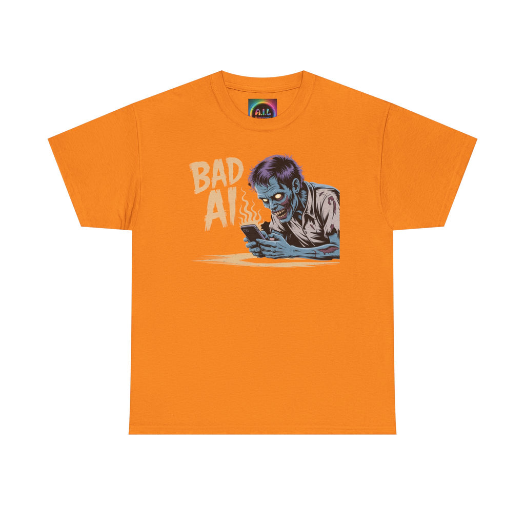 Bad AI "ZOMBIE SCROLL" Unisex Heavy Blend™ Graphic Tee