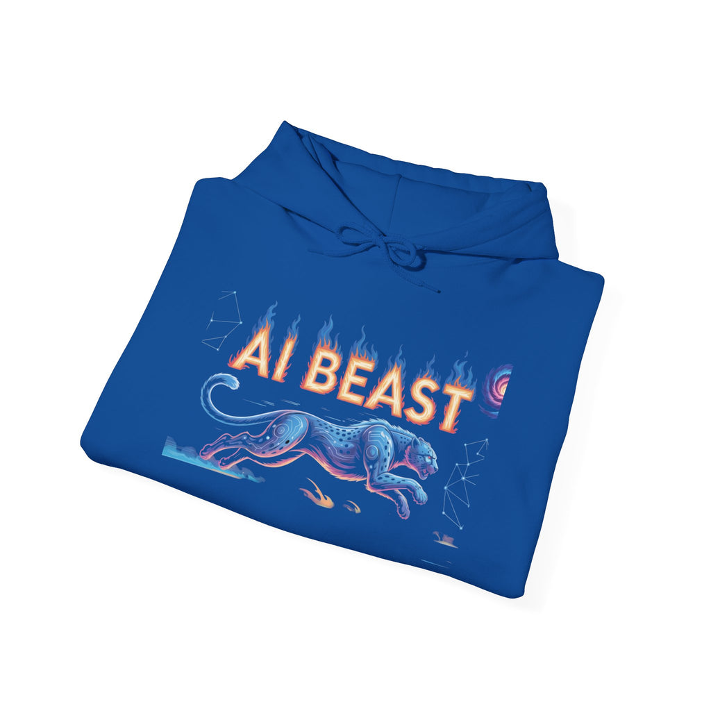 AI BEAST “Digital Predator” Unisex Heavy Blend™ Hooded Sweatshirt