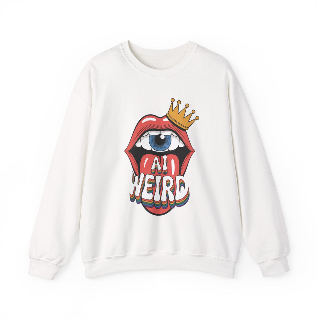 Ai Weird  "Royal Oddbyte" Unisex Heavy Blend™ Crewneck Sweatshirt