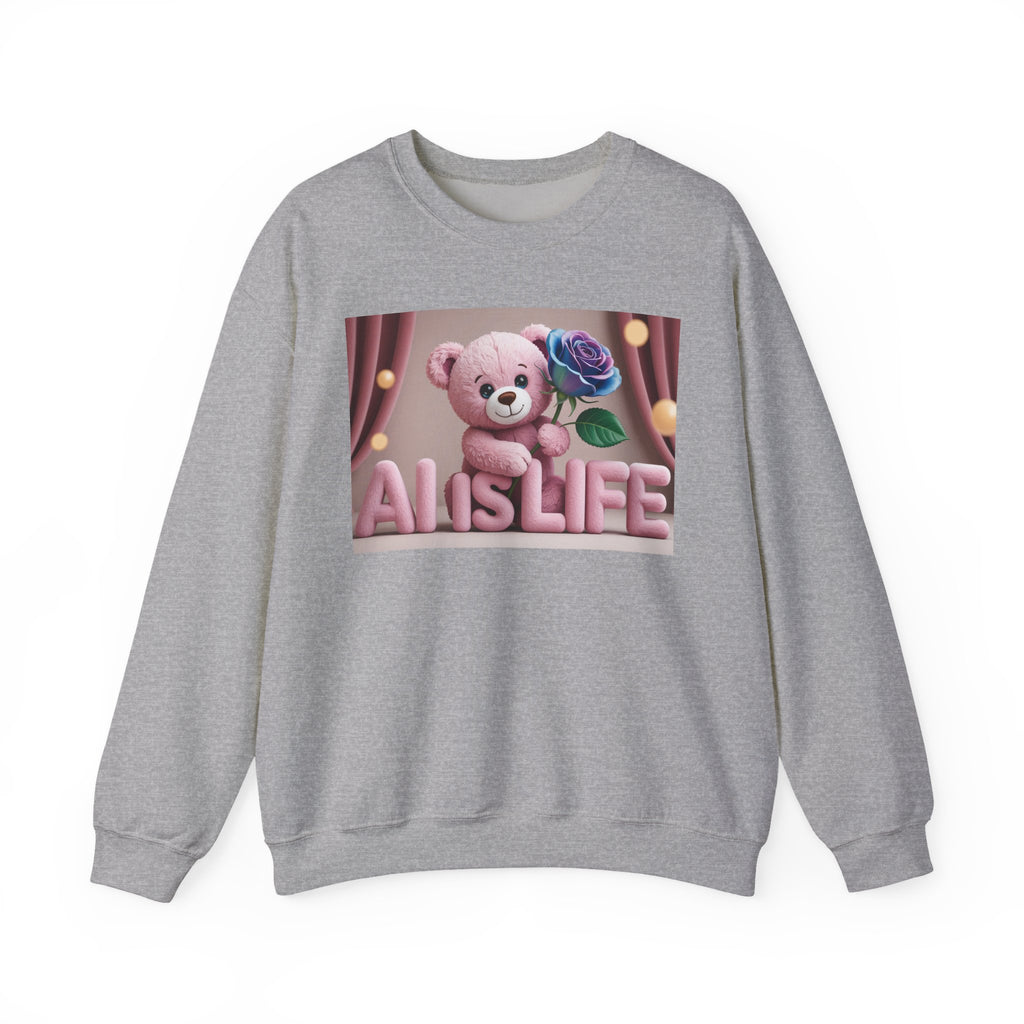 AI IS LIFE  "CUTE CIRCUIT" Unisex Heavy Blend™ Crewneck Sweatshirt