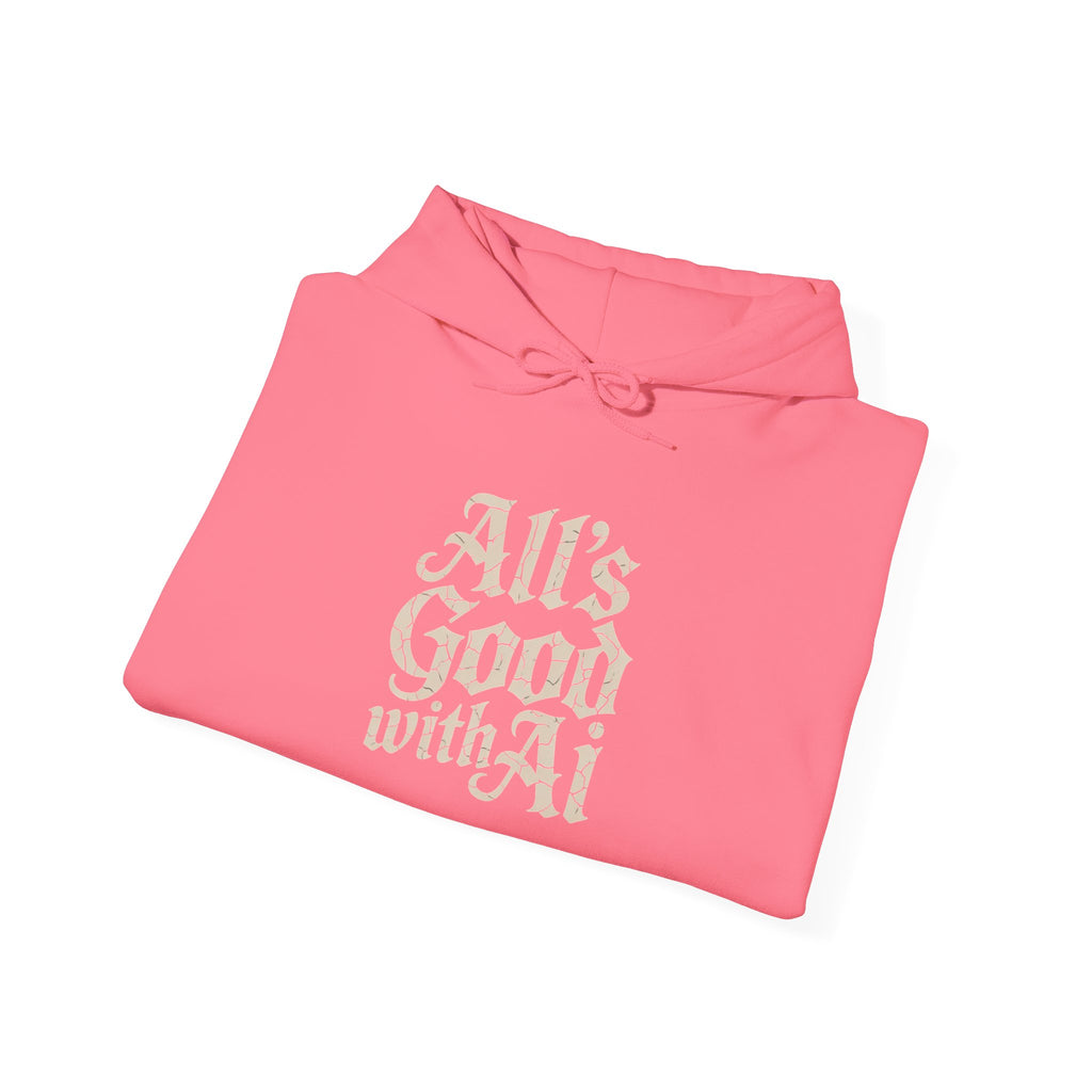 ALL’S GOOD WITH AI “Cracked Code Classic” Unisex Heavy Blend™ Hooded Sweatshirt