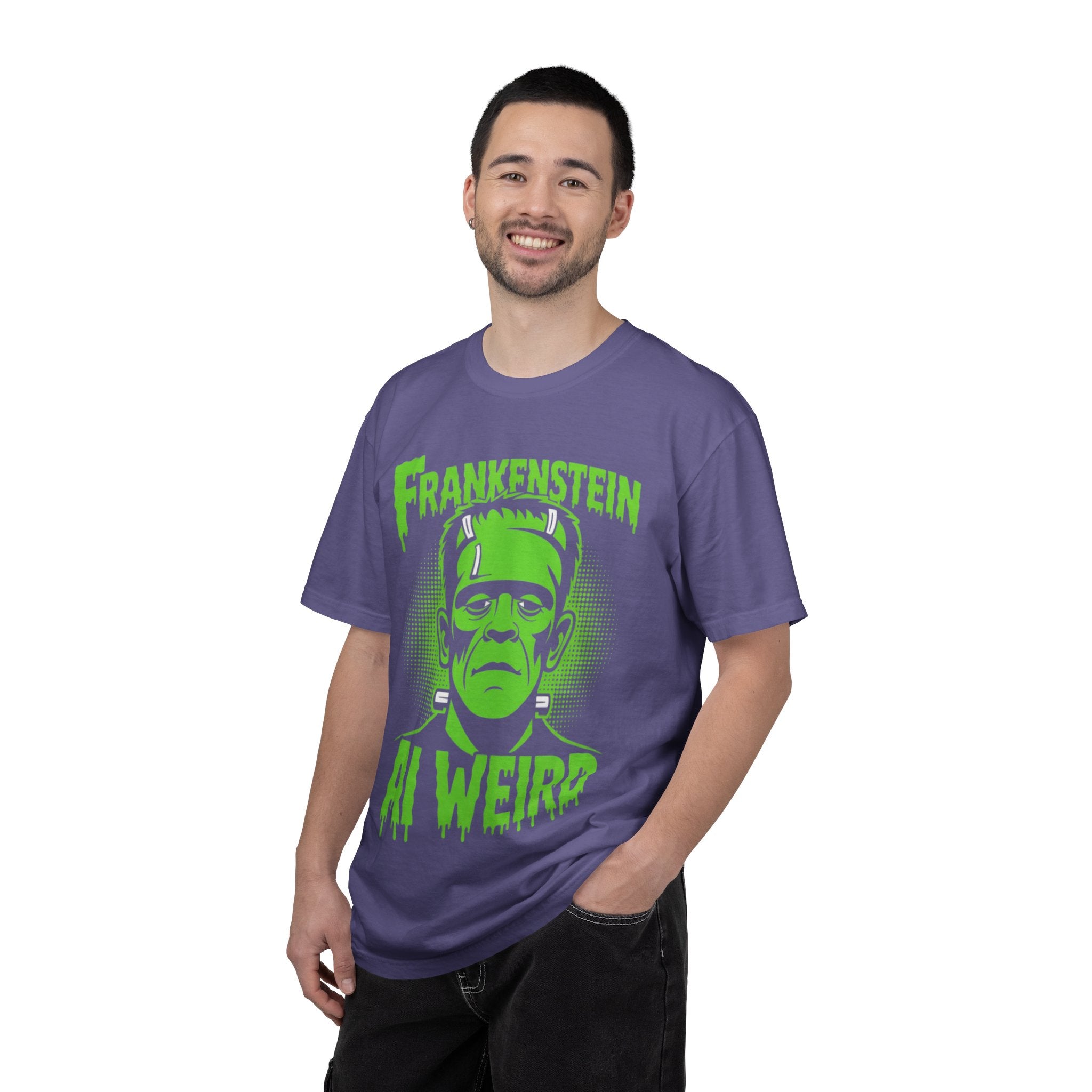 AI Weird  "Frankenbyte" Unisex Garment-Dyed T-shirt