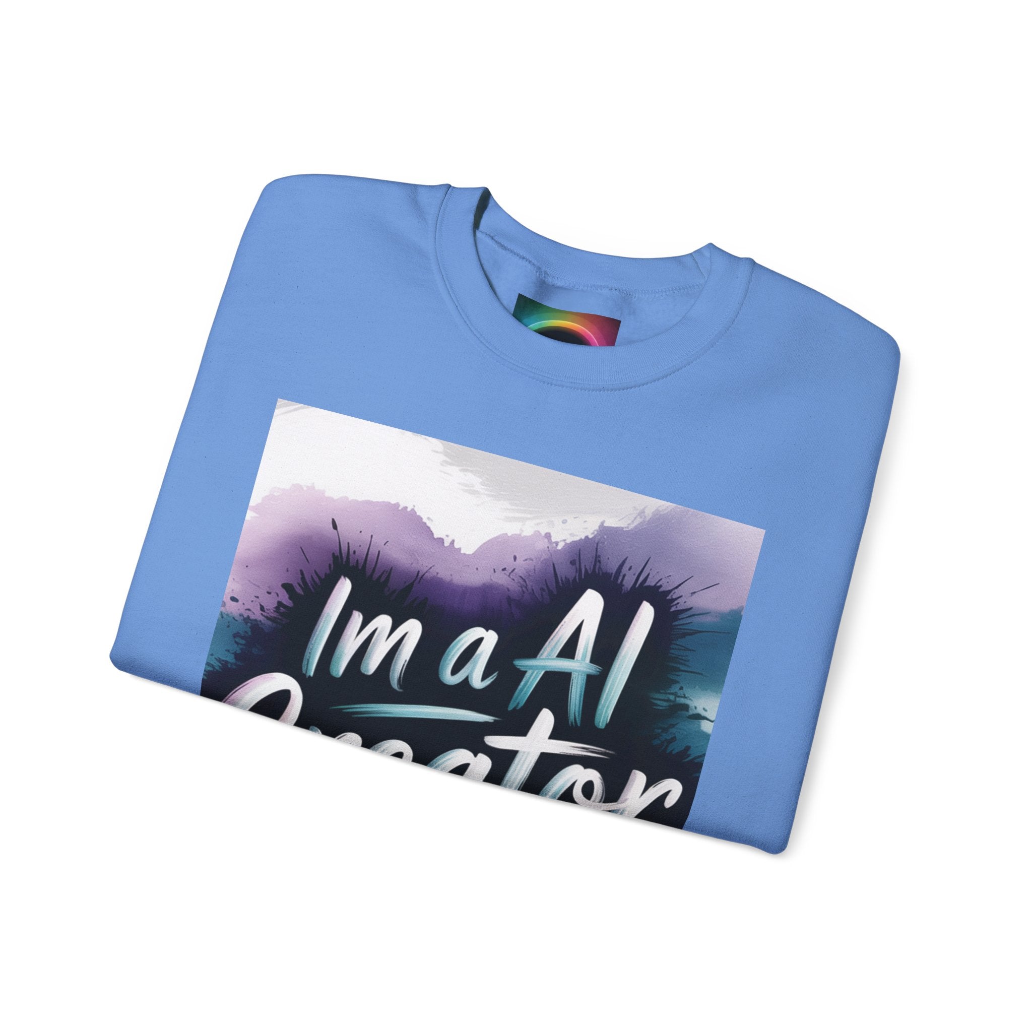 I’m a AI Creator "DIGITAL BRUSHSTROKE" Unisex Garment-Dyed Sweatshirt