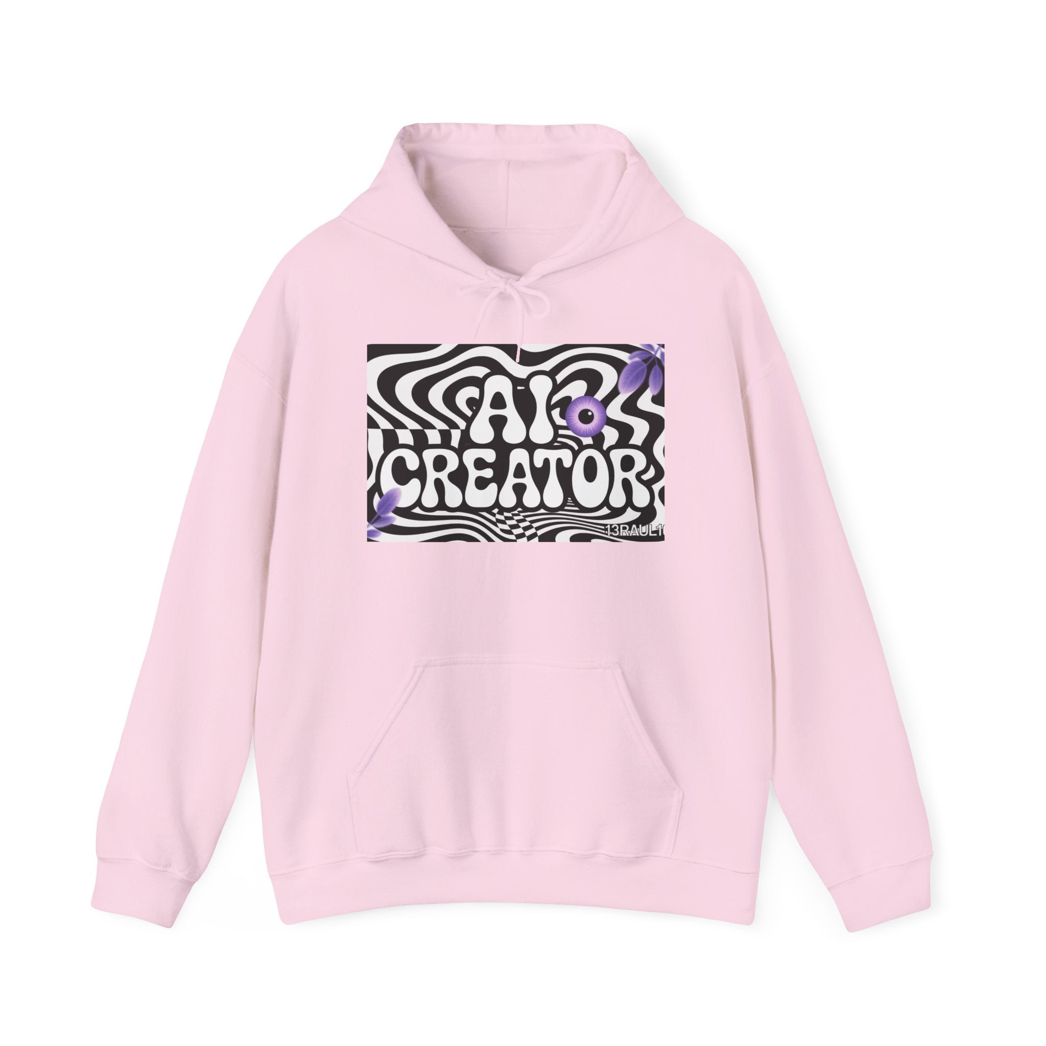 AI Creator  "Optic Loop" Unisex Heavy Blend™ Hooded Sweatshirt