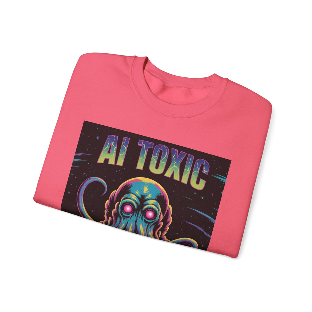 AI TOXIC  "Data Overlord" Unisex Heavy Blend™ Crewneck Sweatshirt