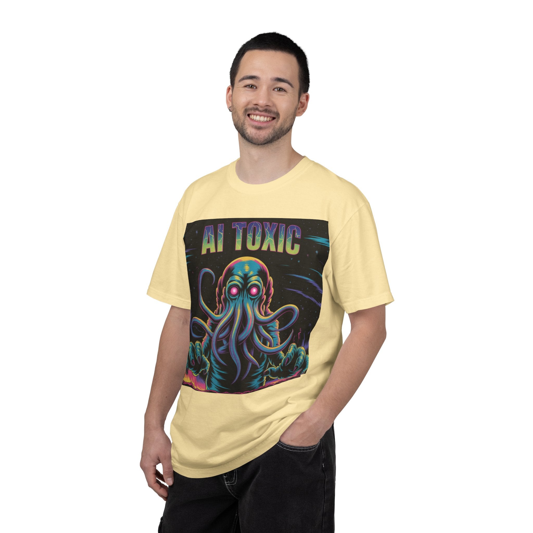 AI TOXIC  "Data Overlord" Unisex Garment-Dyed T-shirt