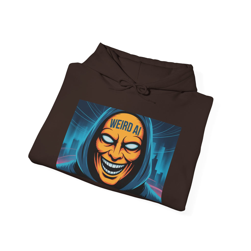 Weird AI "Masked Mode" Unisex Heavy Blend™ Hooded Sweatshirt