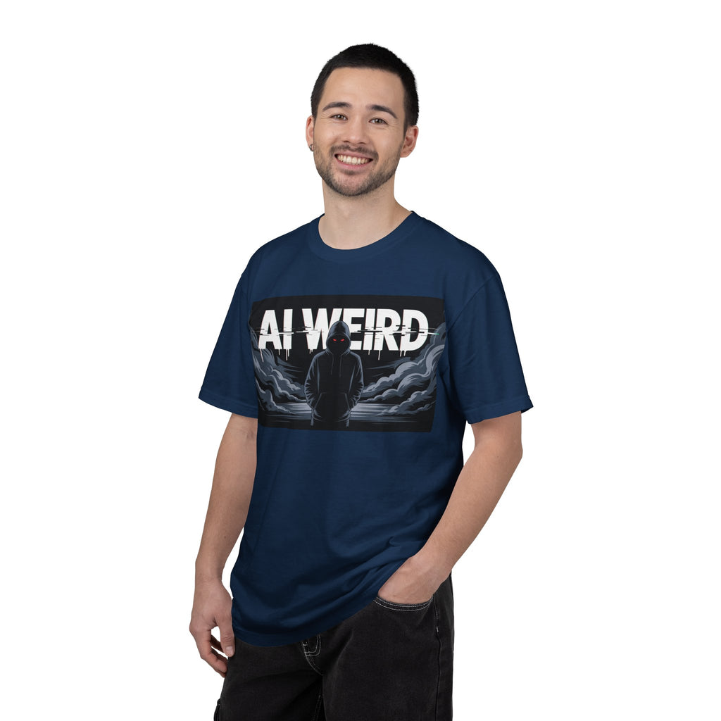 AI WEIRD – “DARK DATA ENTITY” Unisex Garment-Dyed T-shirt