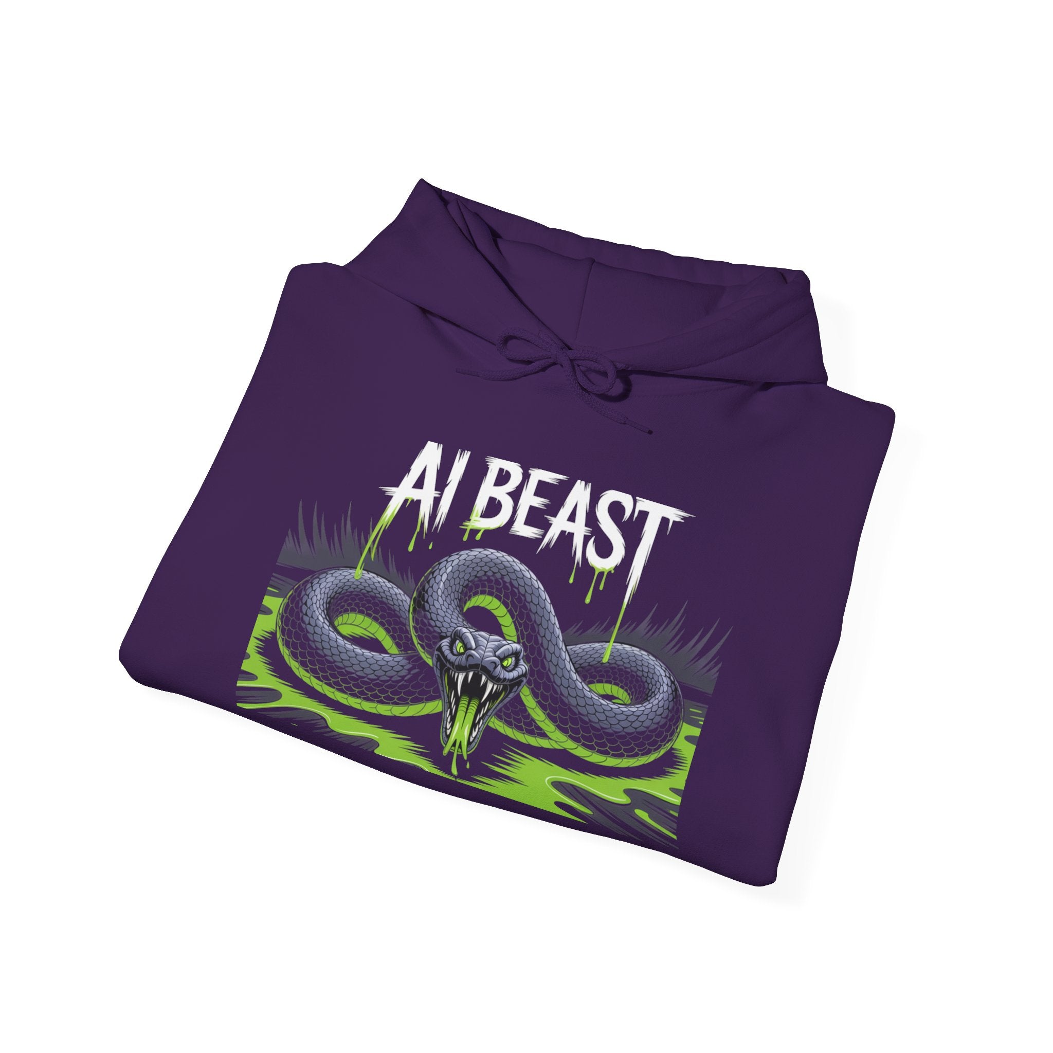 AI BEAST "Digital Venom" Unisex Heavy Blend™ Crewnwck Hoodie