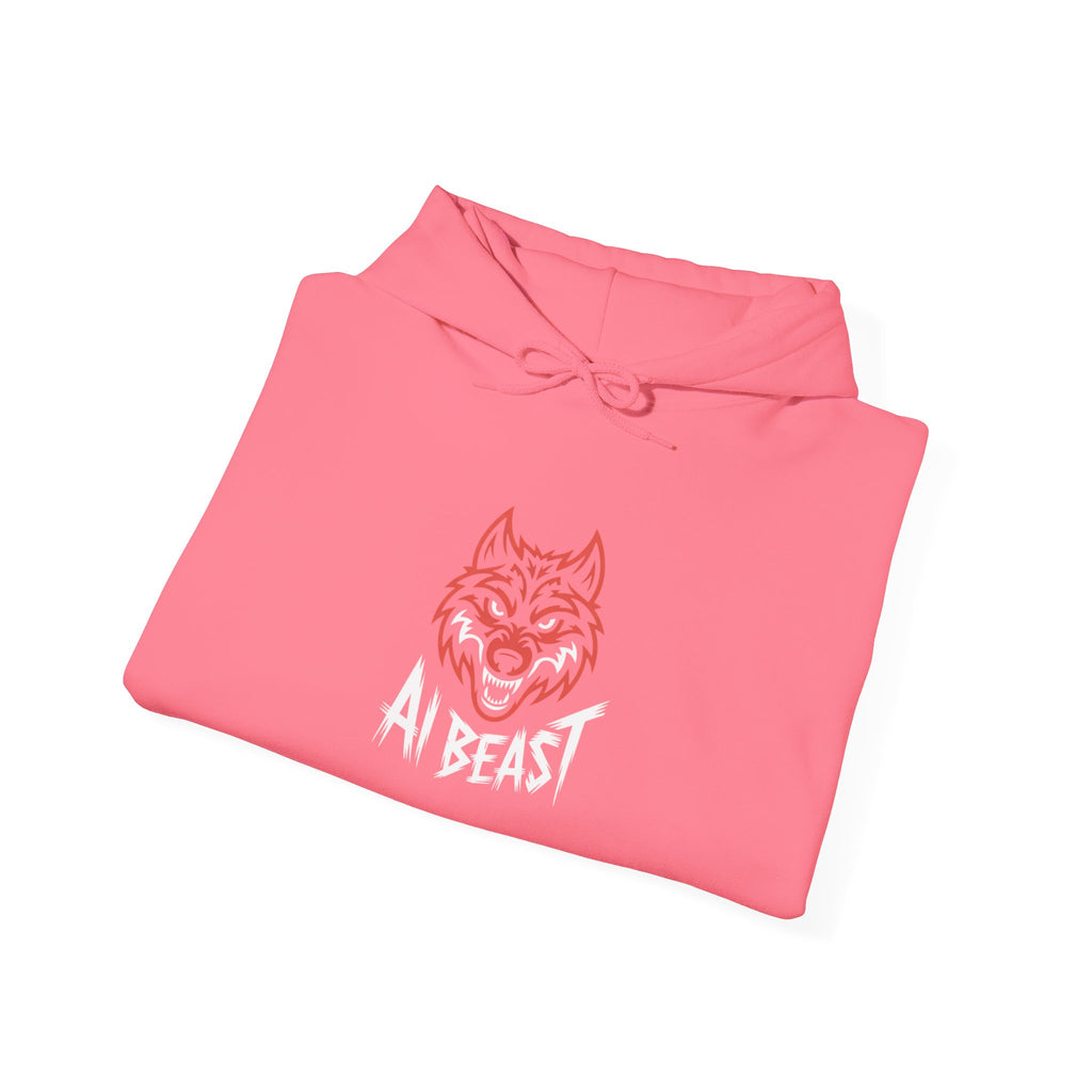 AI BEAST " Alpha Mode "  Unisex Heavy Blend™ Hooded Sweatshirt