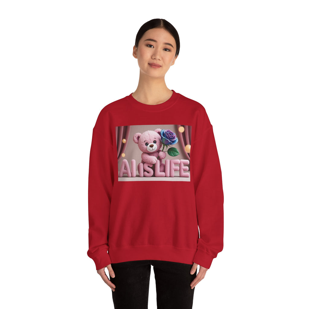AI IS LIFE  "CUTE CIRCUIT" Unisex Heavy Blend™ Crewneck Sweatshirt