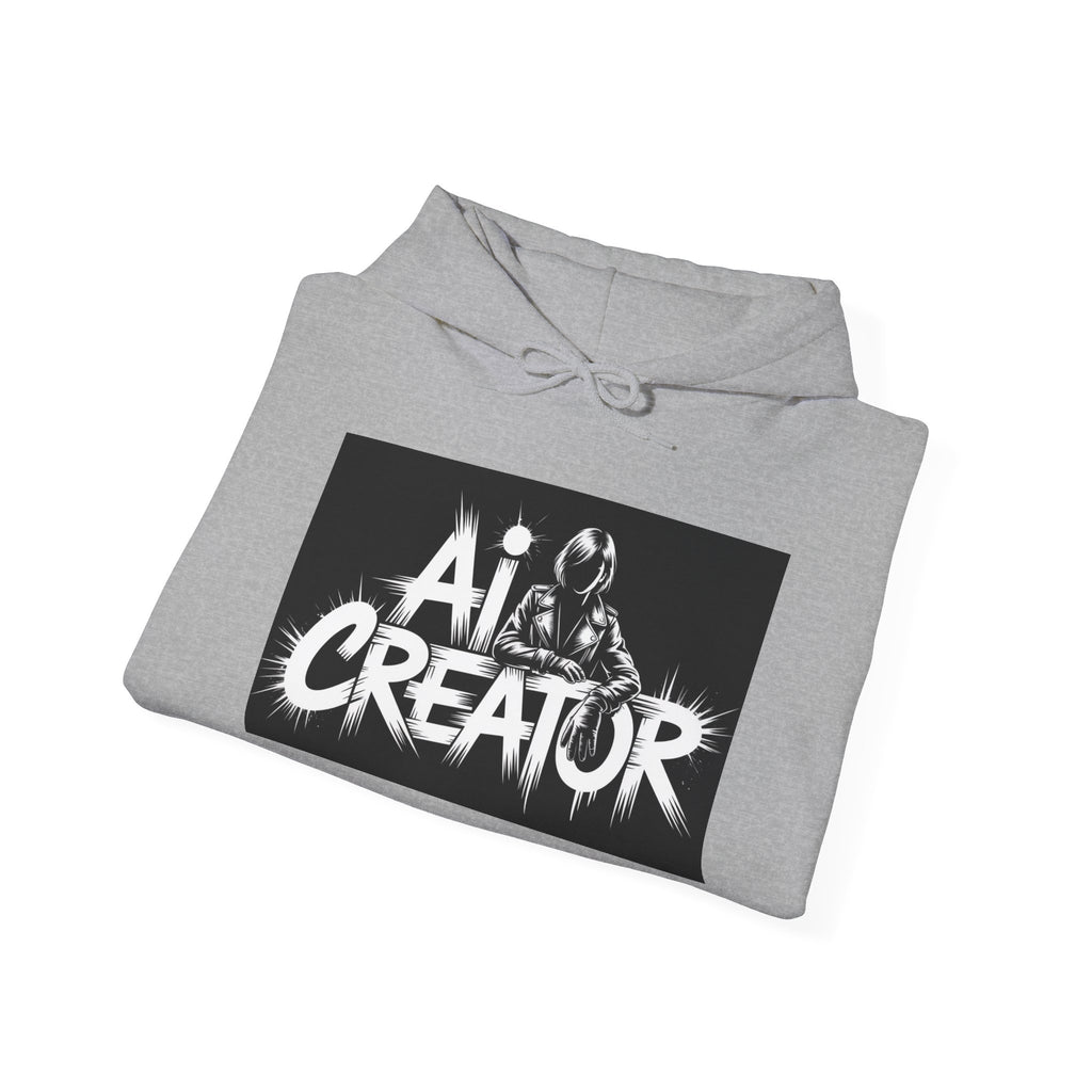 AI Creator  "Digital Rebel" Unisex Heavy Blend™ Hooded Sweatshirt