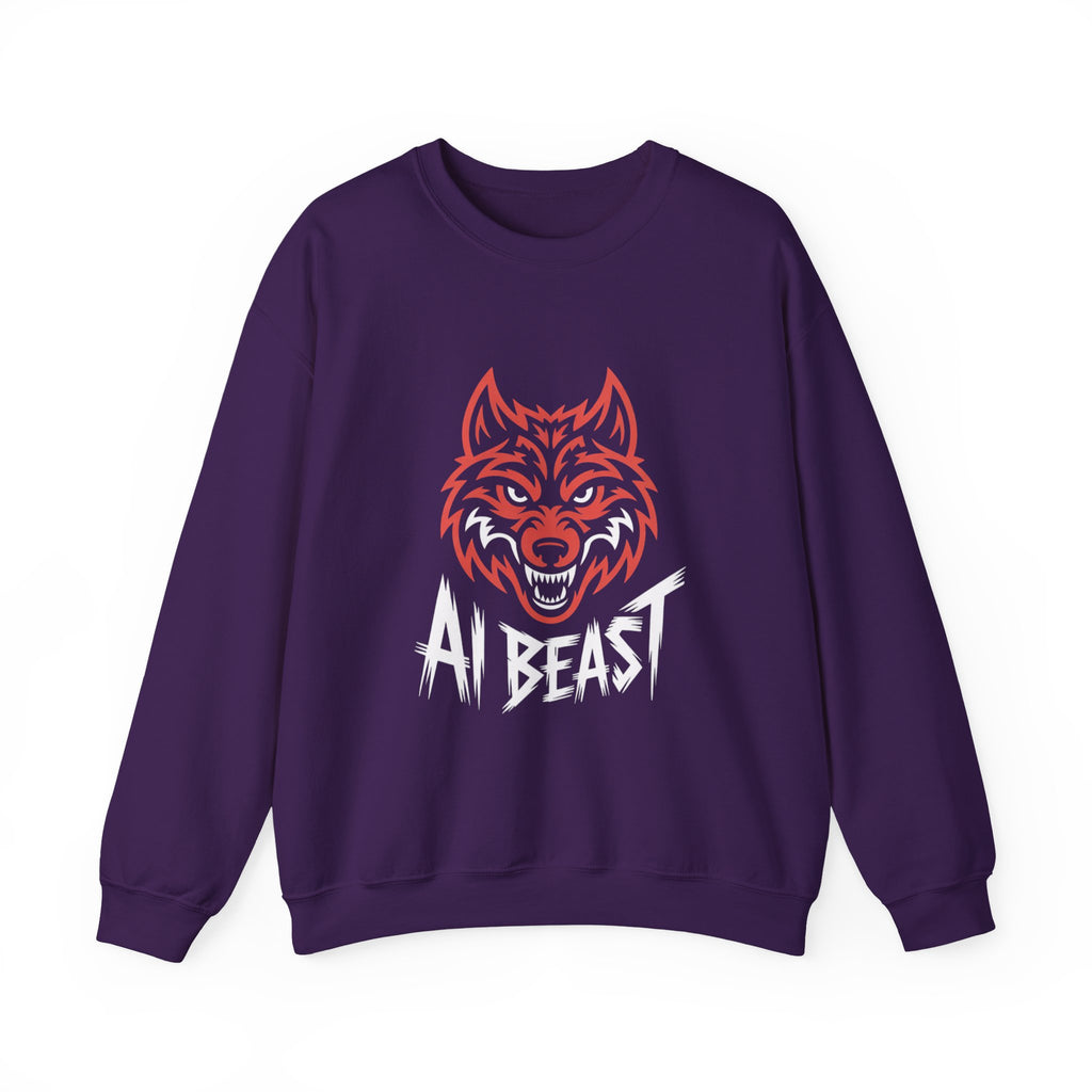 AI BEAST " Alpha Mode " Unisex Heavy Blend™ Crewneck Sweatshirt