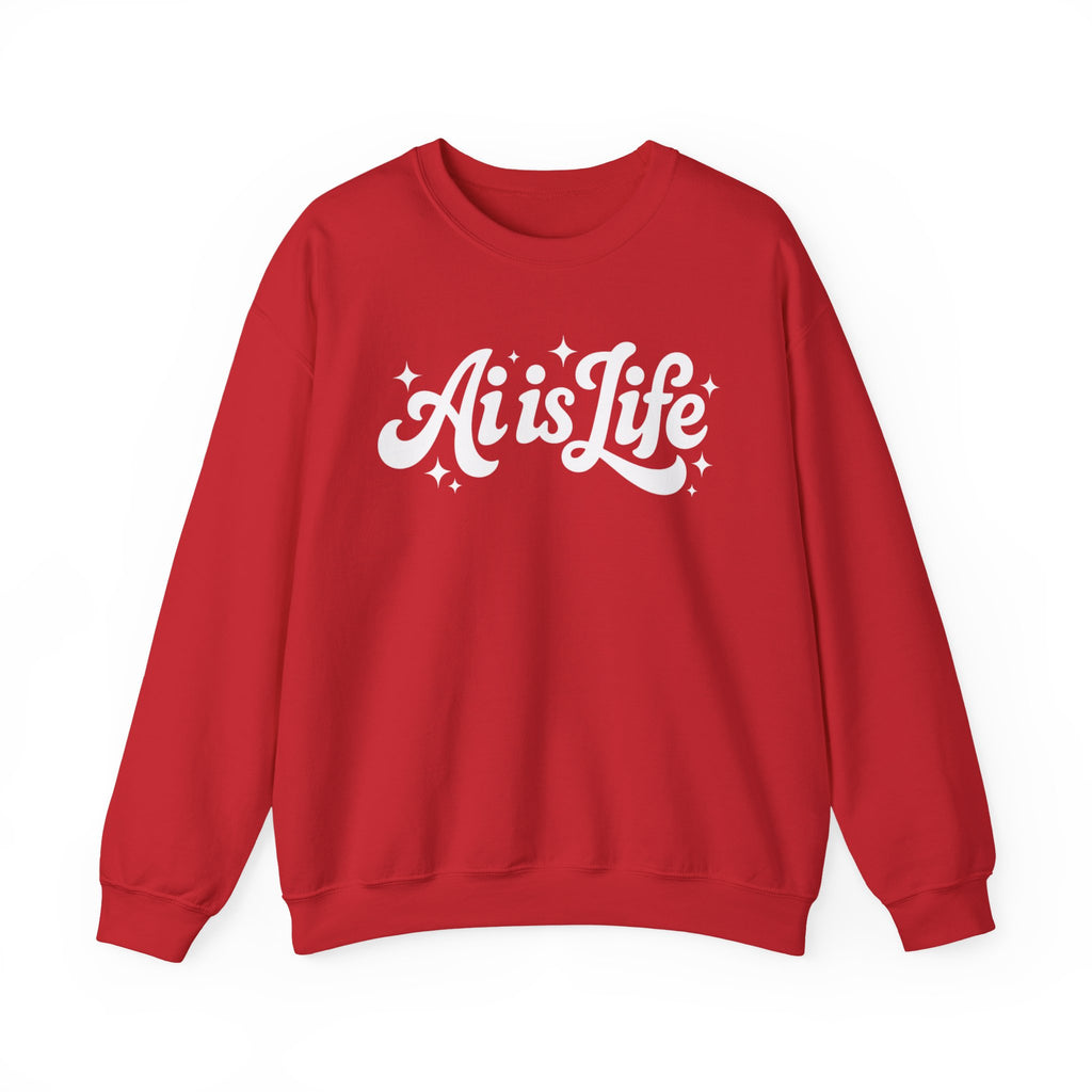 Ai is Life  "TechFlow Energy" Unisex Heavy Blend™ Crewneck Sweatshirt