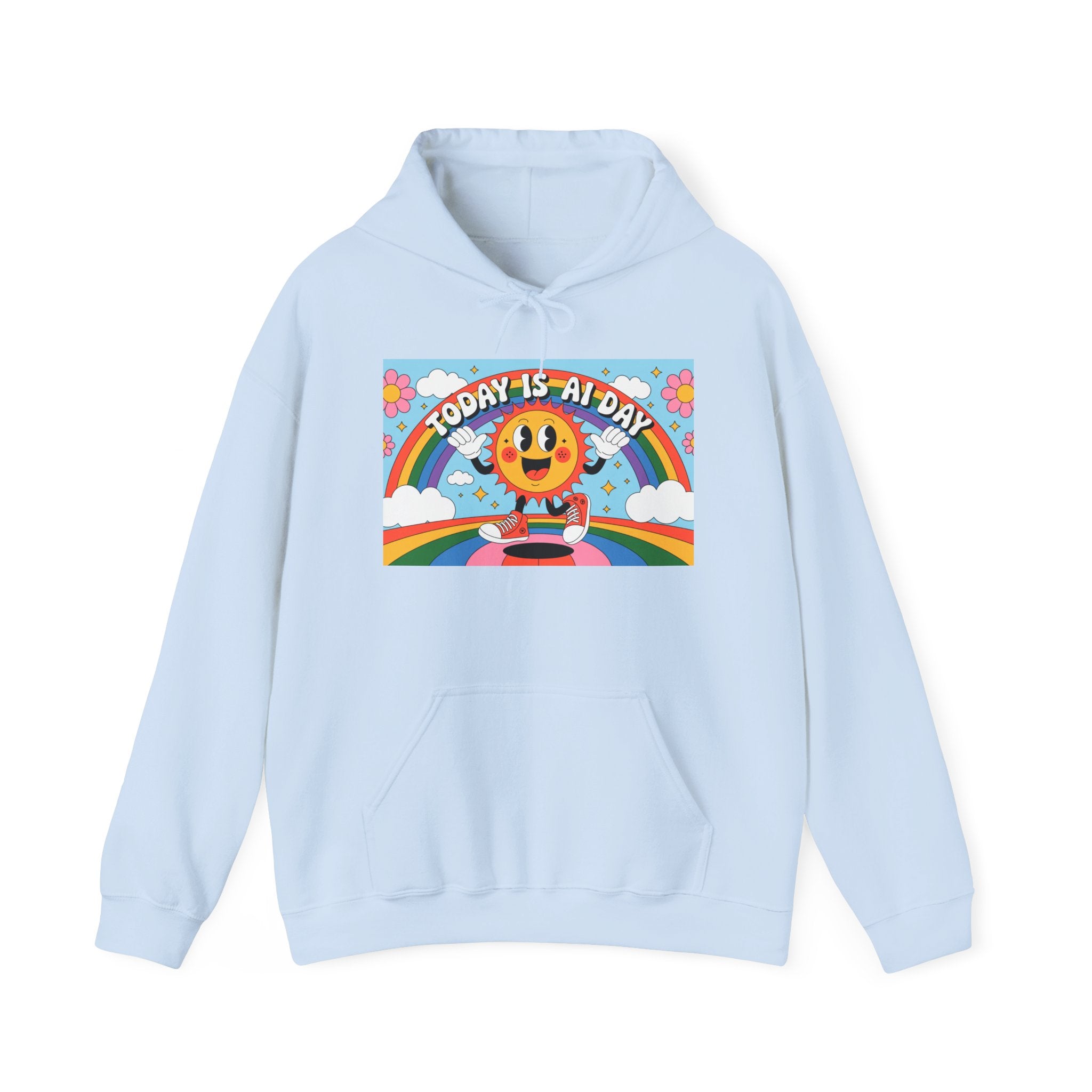 Today Is AI Day  "Sunshine Circuit" Unisex Sweatshirt, Fun Casual Wear
