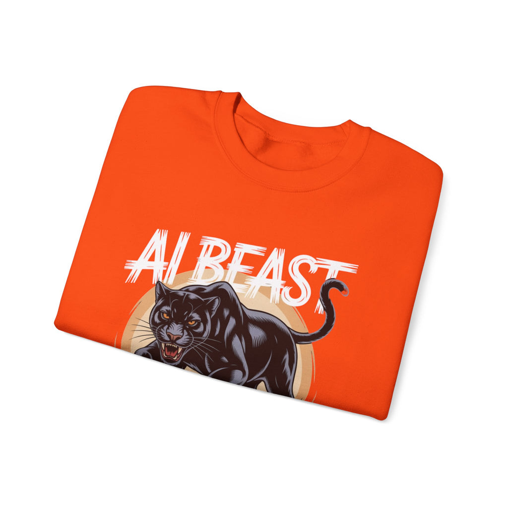 AI BEAST "Midnight Matrix" Unisex Heavy Blend™ Crewneck Sweatshirt