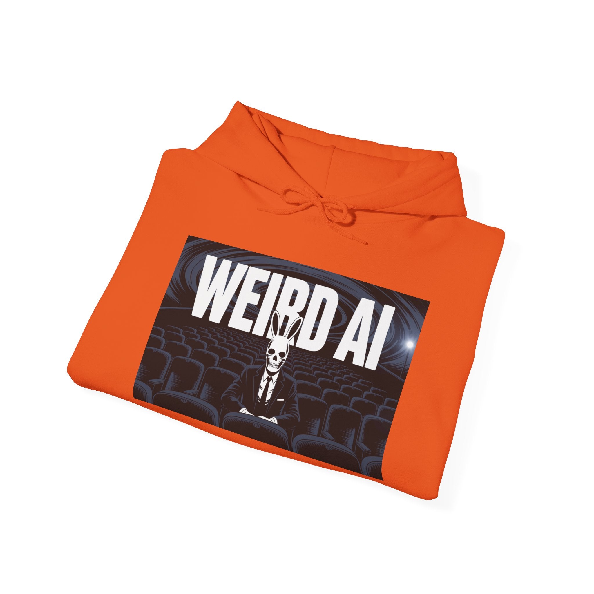 WEIRD AI  " Backrooms Theater "  Unisex Heavy Blend™ Hooded Sweatshirt