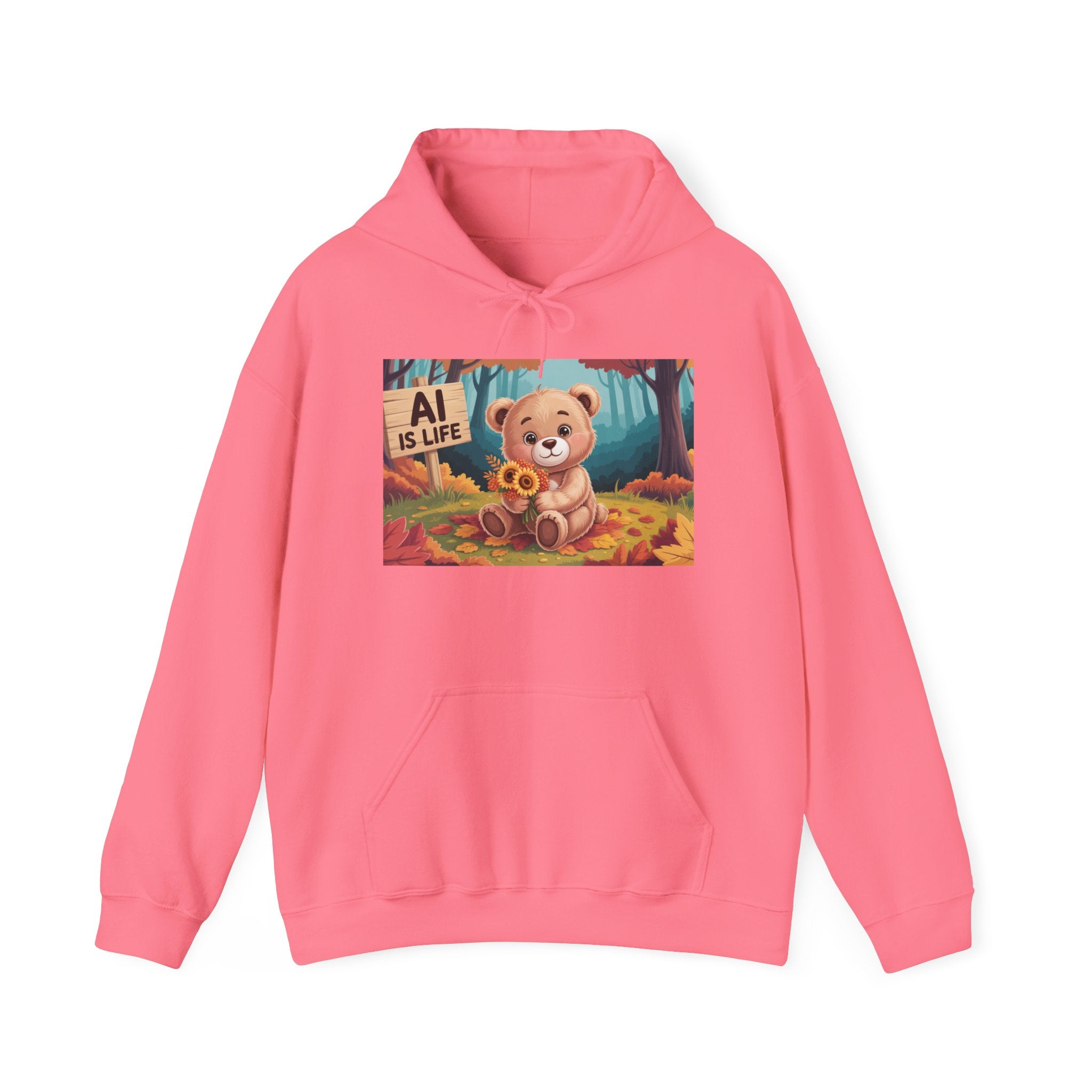 AI IS LIFE  " Cuddle Code "  Unisex Heavy Blend™ Hooded Sweatshirt