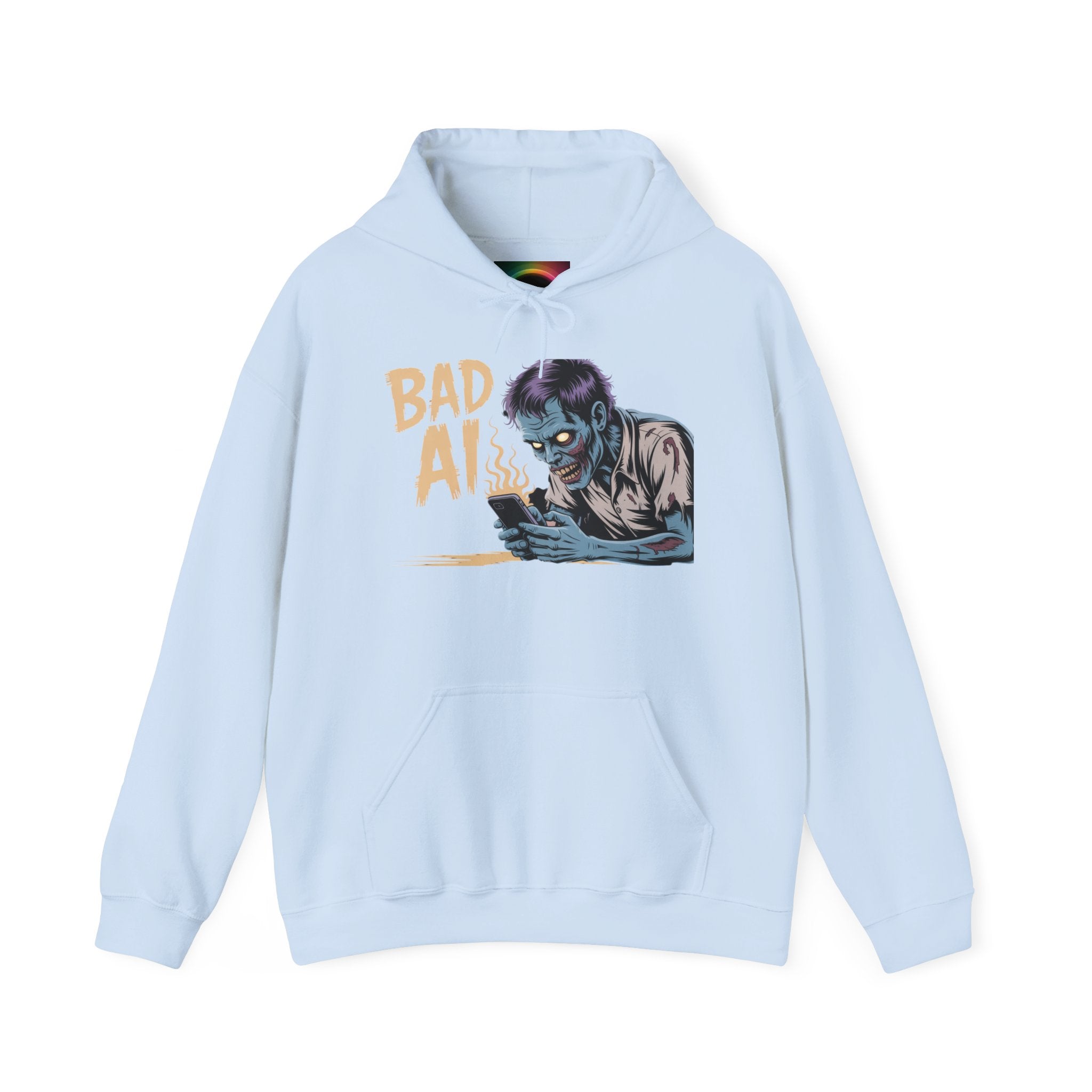 Bad AI "ZOMBIE SCROLL" Unisex Heavy Blend™ Hooded Sweatshirt