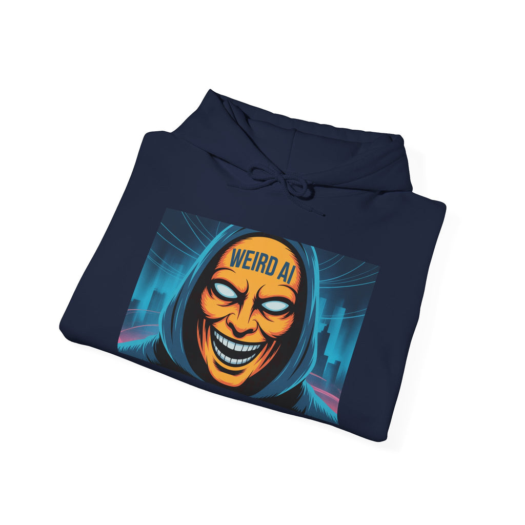 Weird AI "Masked Mode" Unisex Heavy Blend™ Hooded Sweatshirt