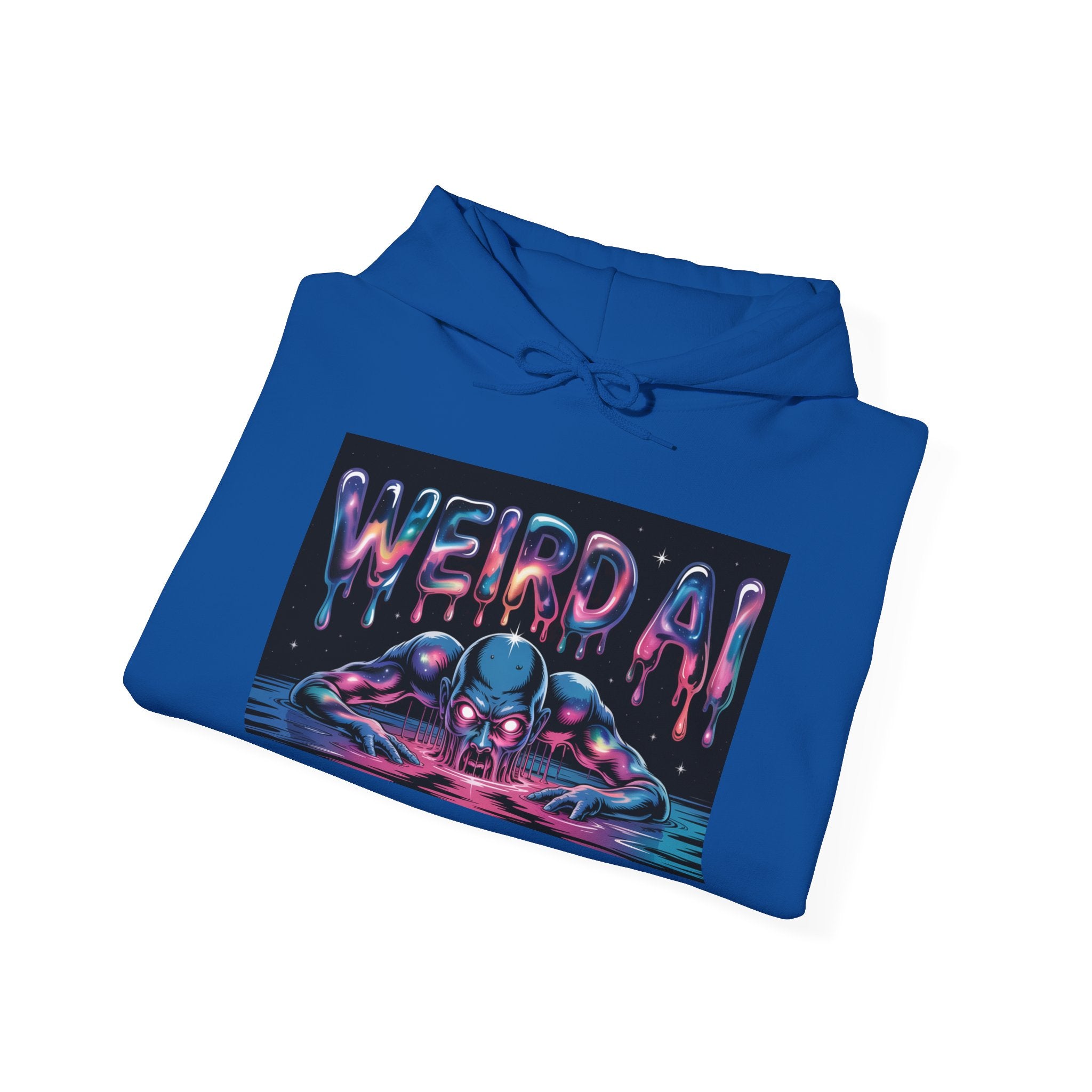 WEIRD AI  " Meltdown Matrix "  Unisex Heavy Blend™ Hoodie