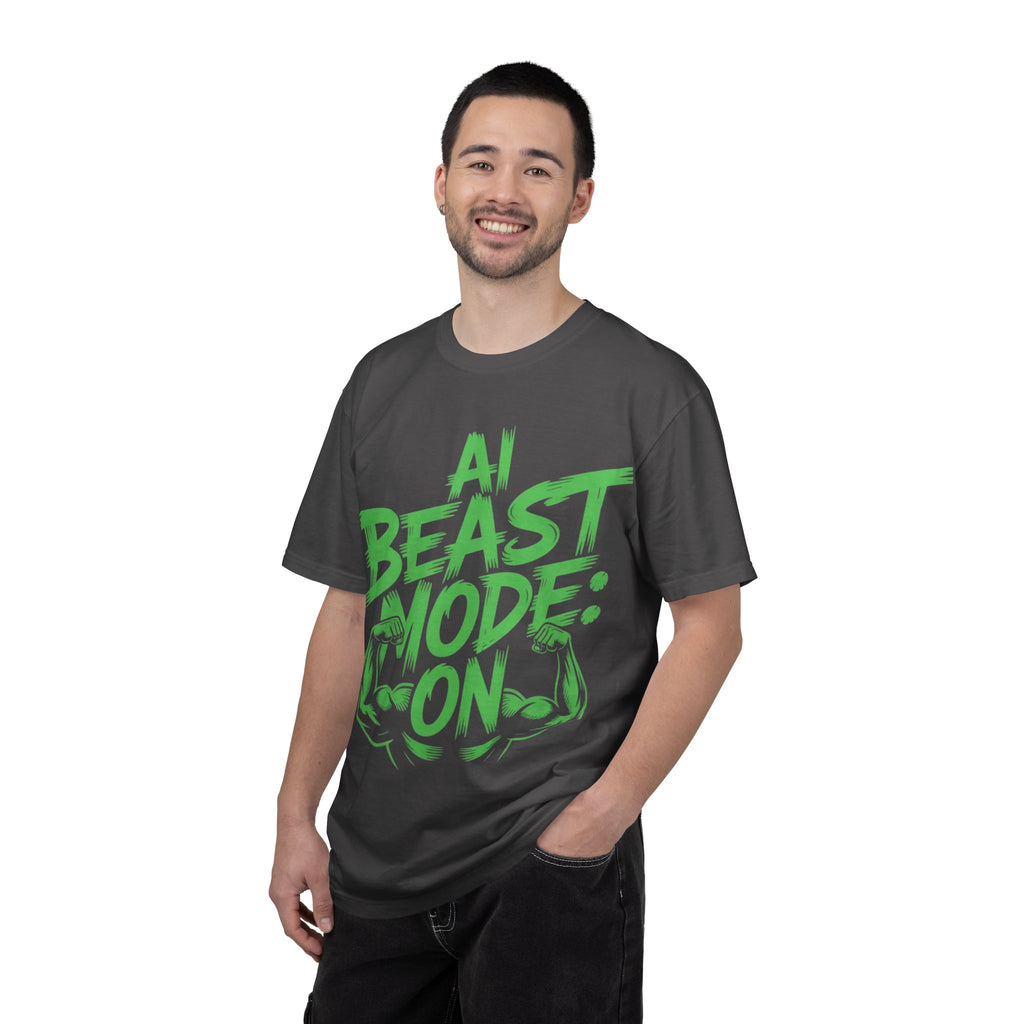AI BEAST MODE: ON “DIGITAL HULK ENERGY” Unisex Garment-Dyed T-shirt