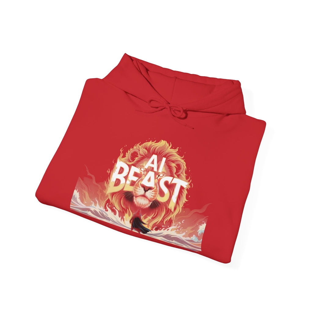 AI BEAST “Majestic Upload” Unisex Heavy Blend™ Hooded Sweatshirt