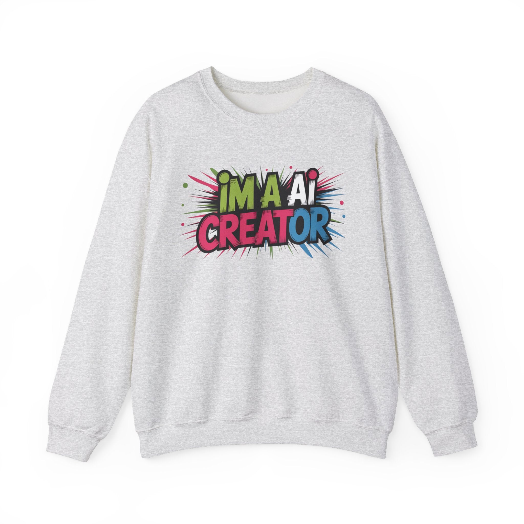 AI Creator  "Code Splash" Unisex Heavy Blend™ Crewneck Sweatshirt