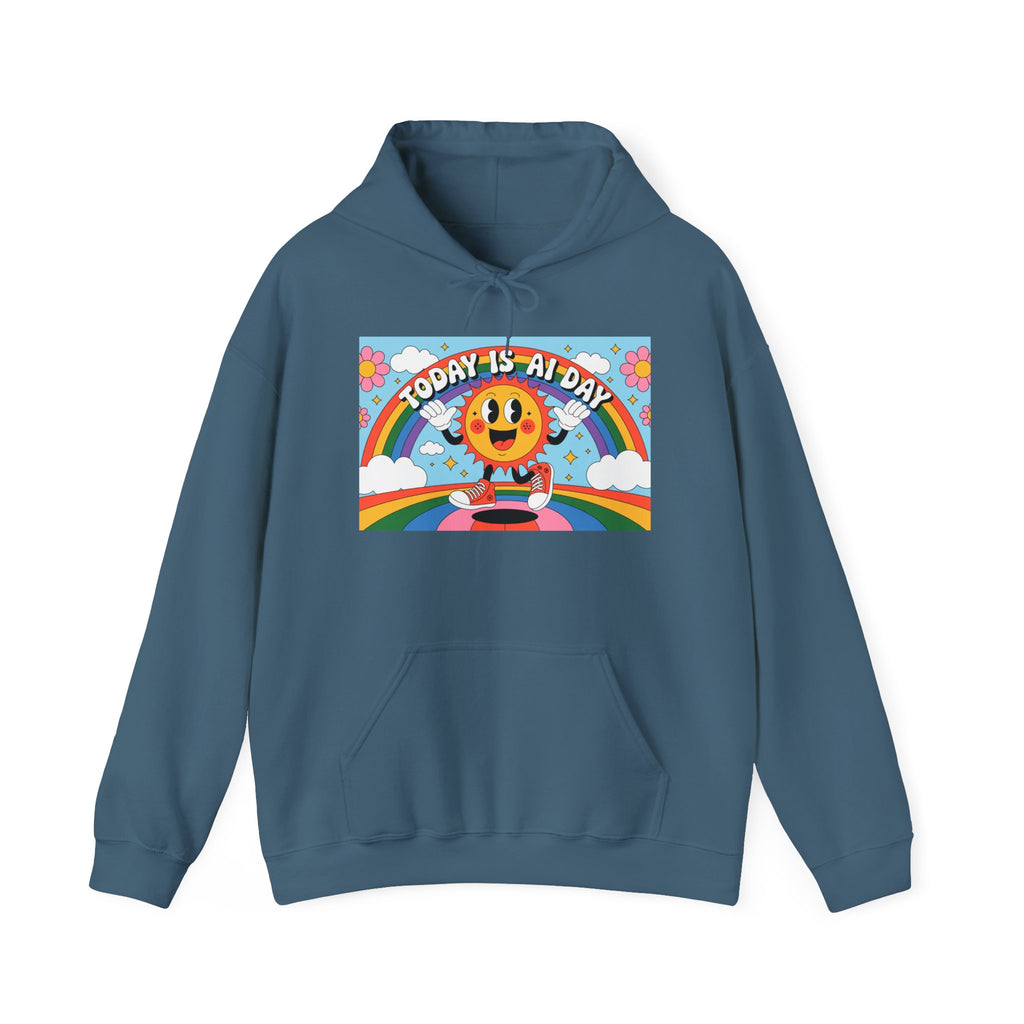 Today Is AI Day  "Sunshine Circuit" Unisex Sweatshirt, Fun Casual Wear