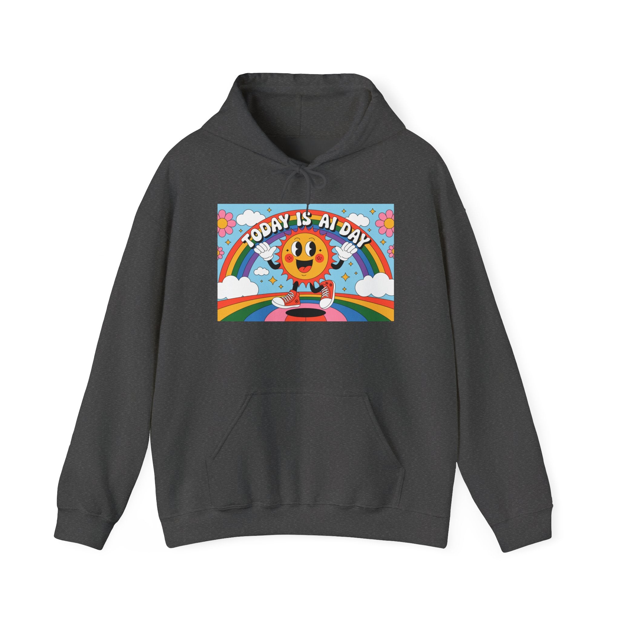 Today Is AI Day  "Sunshine Circuit" Unisex Sweatshirt, Fun Casual Wear