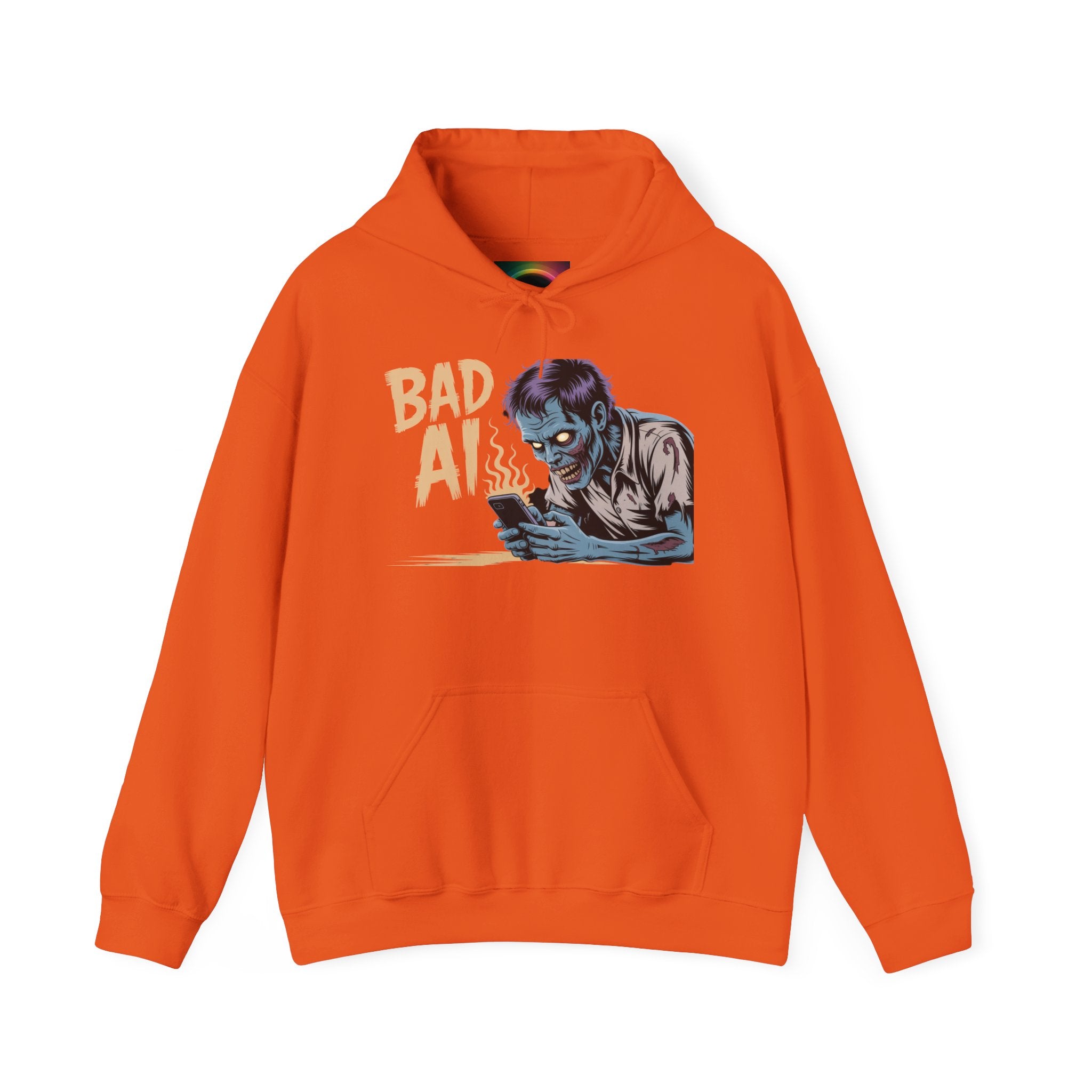 Bad AI "ZOMBIE SCROLL" Unisex Heavy Blend™ Hooded Sweatshirt