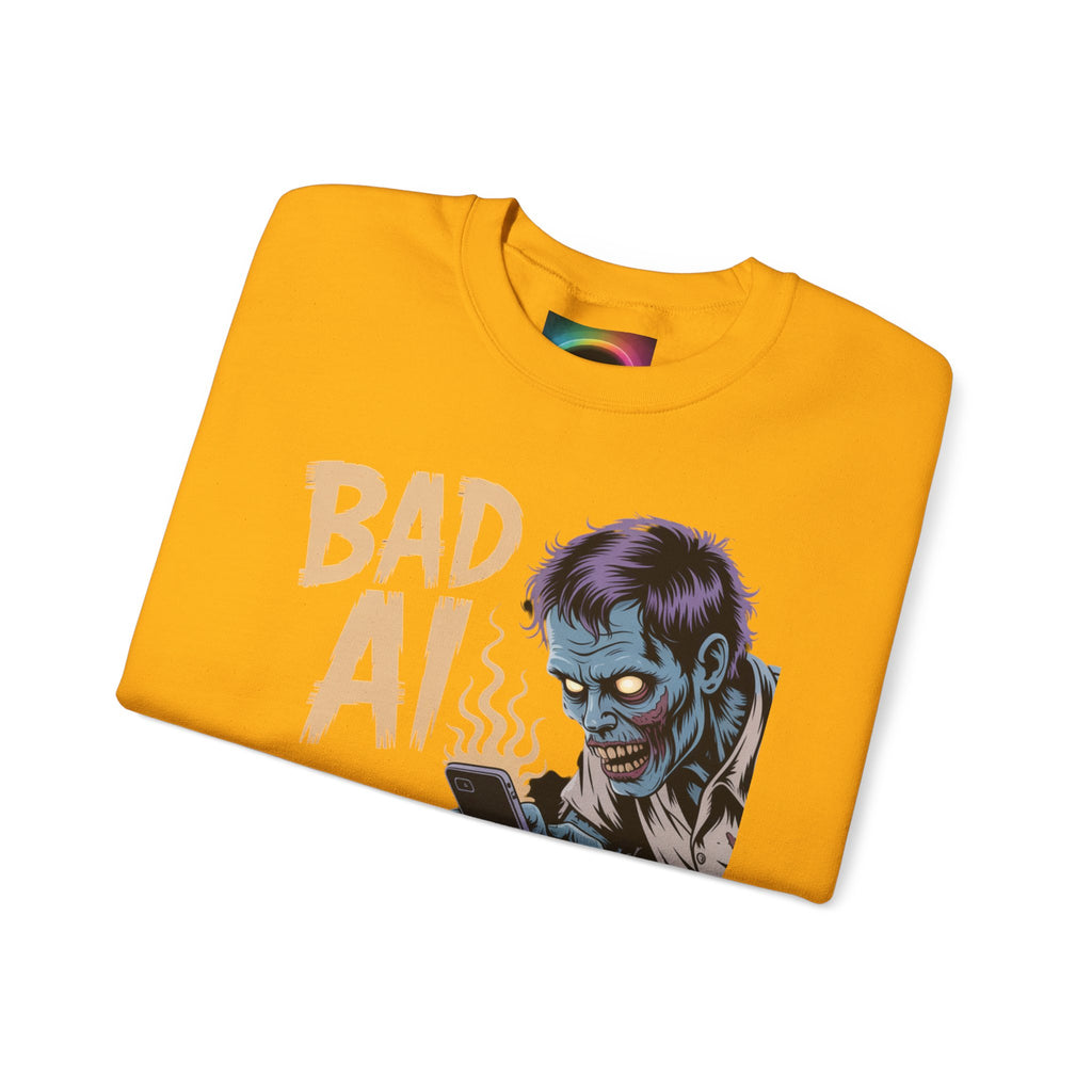 Bad AI "ZOMBIE SCROLL" Unisex Heavy Blend™ Hooded Sweatshirt