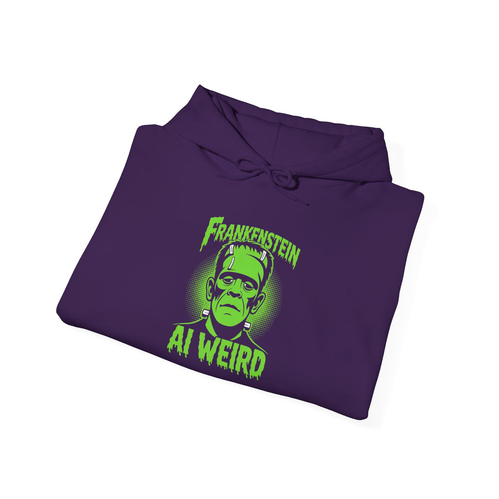 AI Weird  "Frankenbyte" Unisex Heavy Blend™ Hooded Sweatshirt
